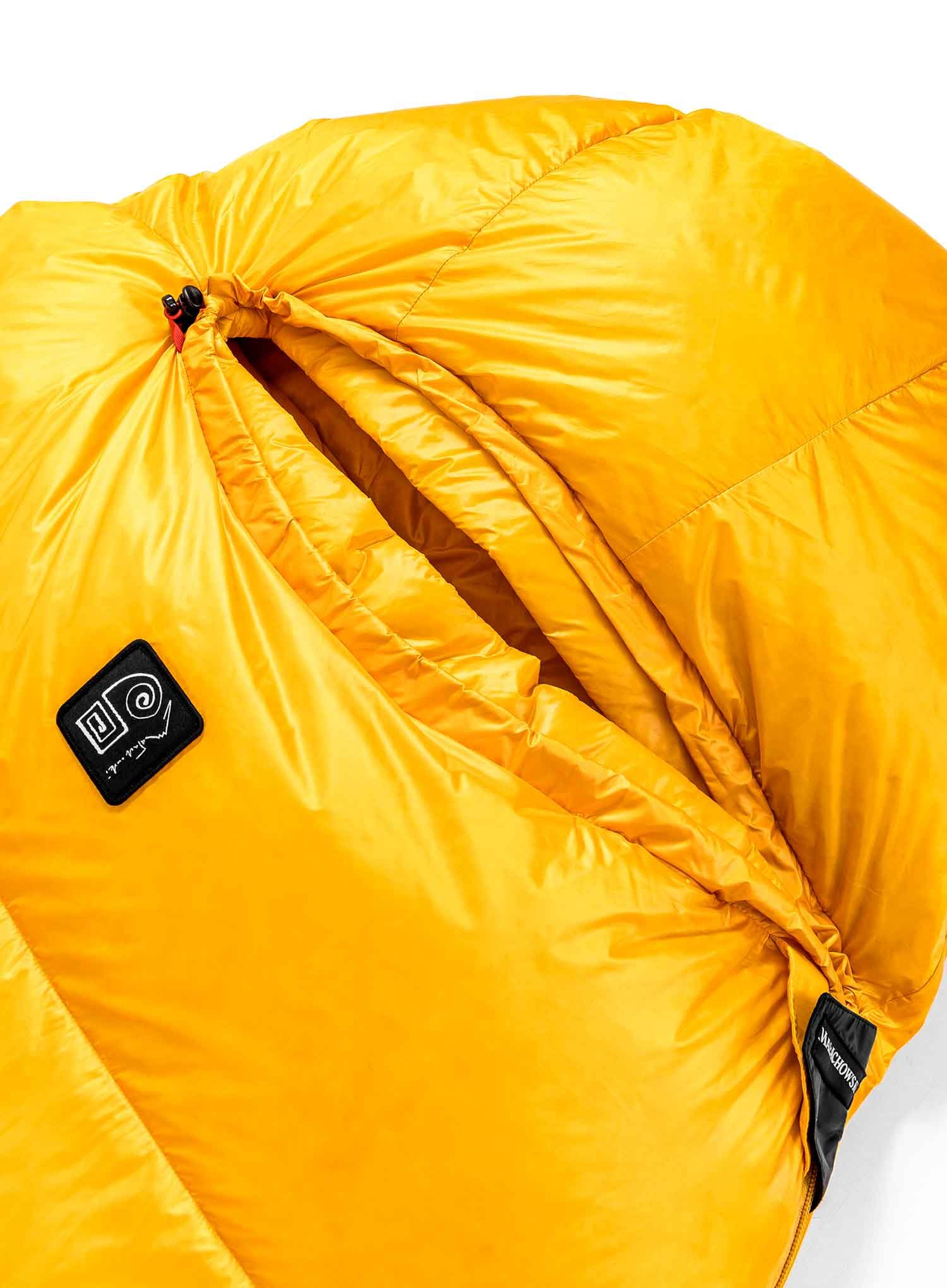 Spalna vreča Małachowski Tourist 650 L LZ (188 cm) - yellow