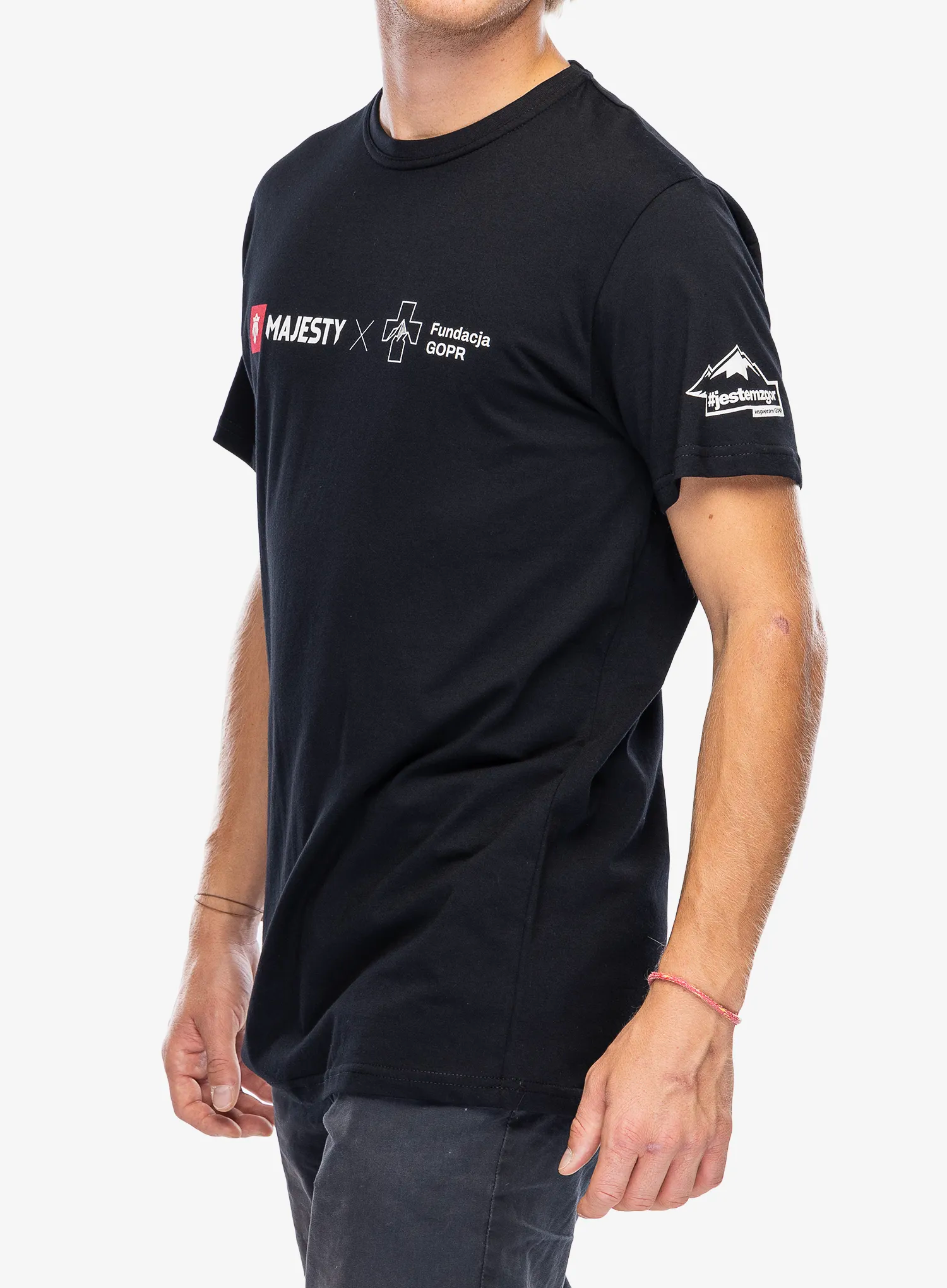 Majica Majesty Fundacja GOPR Help and Protect T-shirt  - black