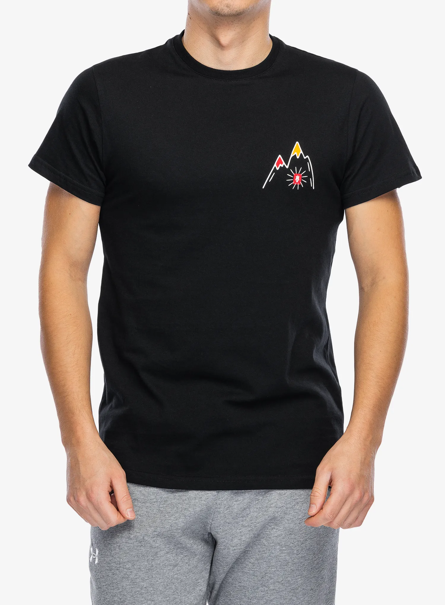 Bombažna majica Majesty Mountain T-Shirt - black