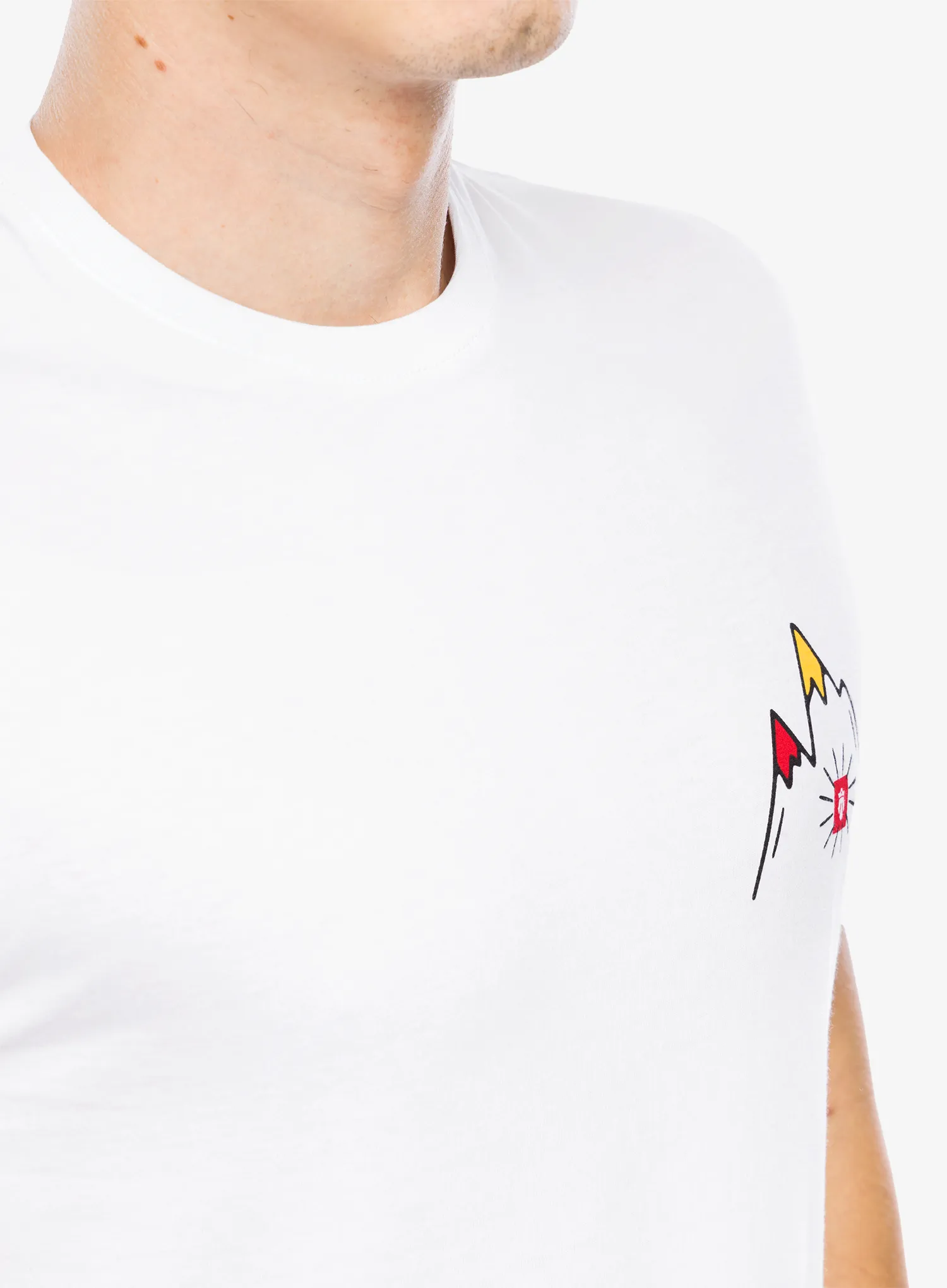 Bombažna majica Majesty Mountain T-Shirt - white