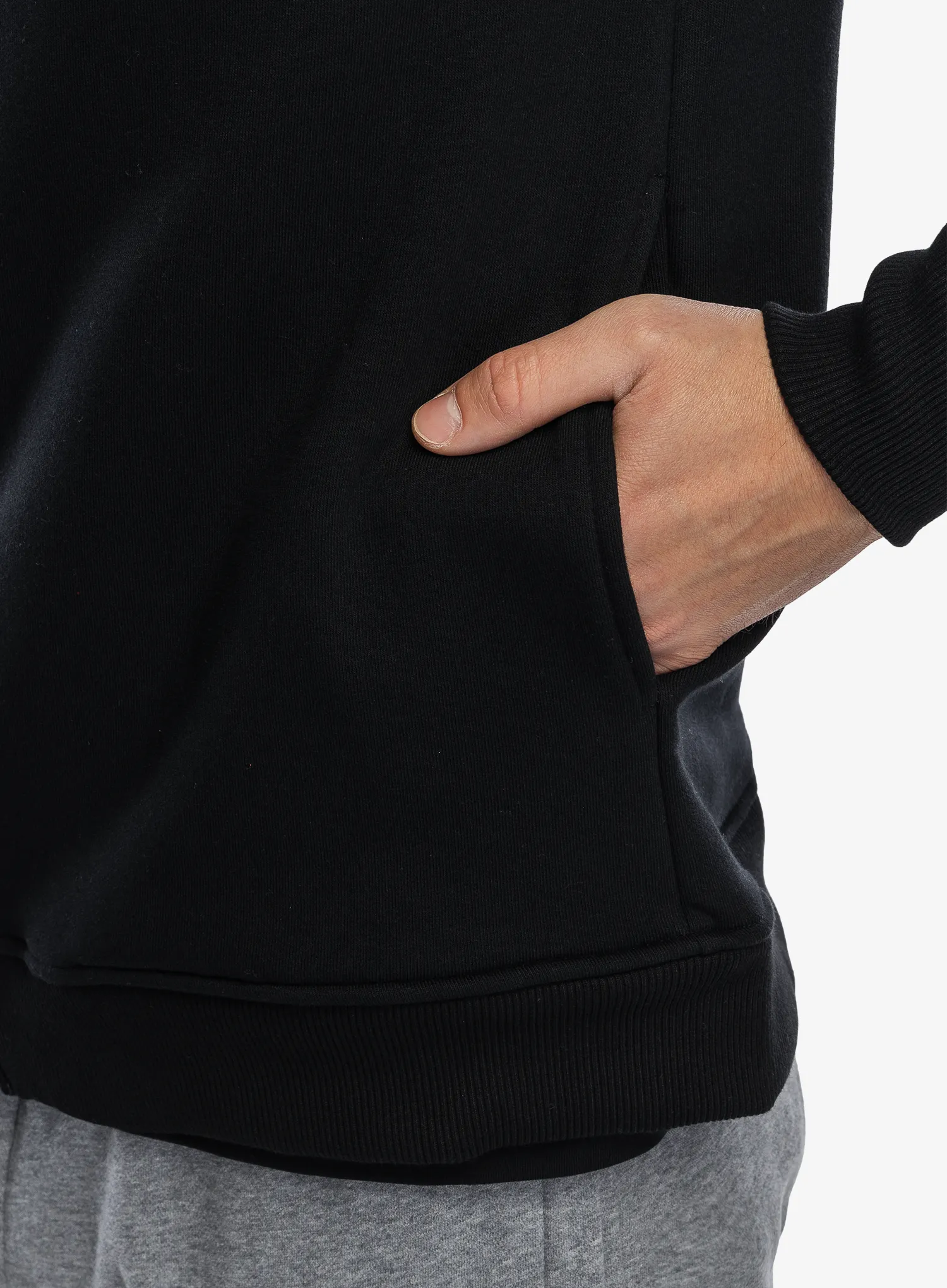 Jopica na zadrgo Majesty Mountain Zipped Hoodie - black