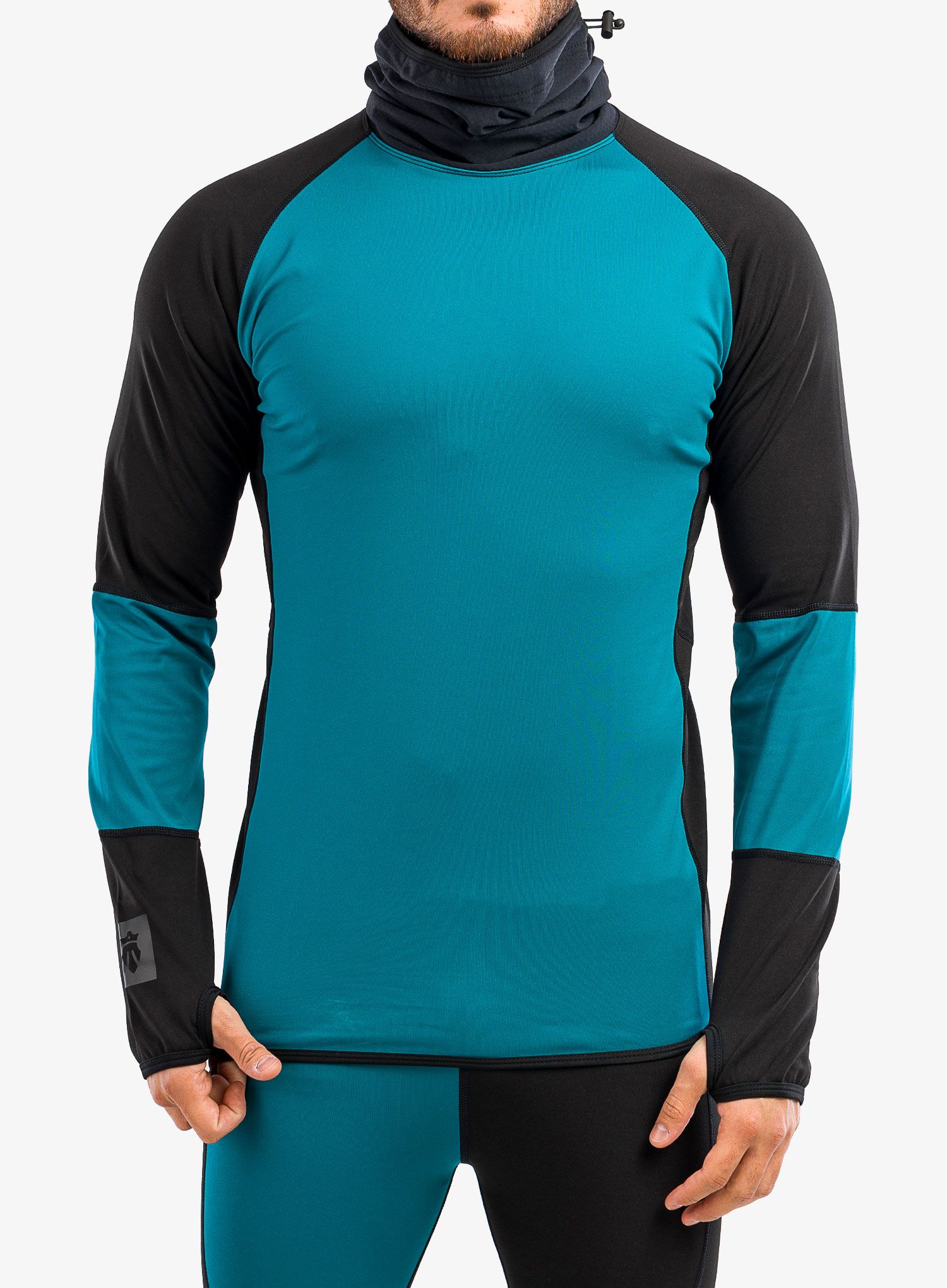 Termo flis jopa Majesty Surface Base Layer Top - black/green