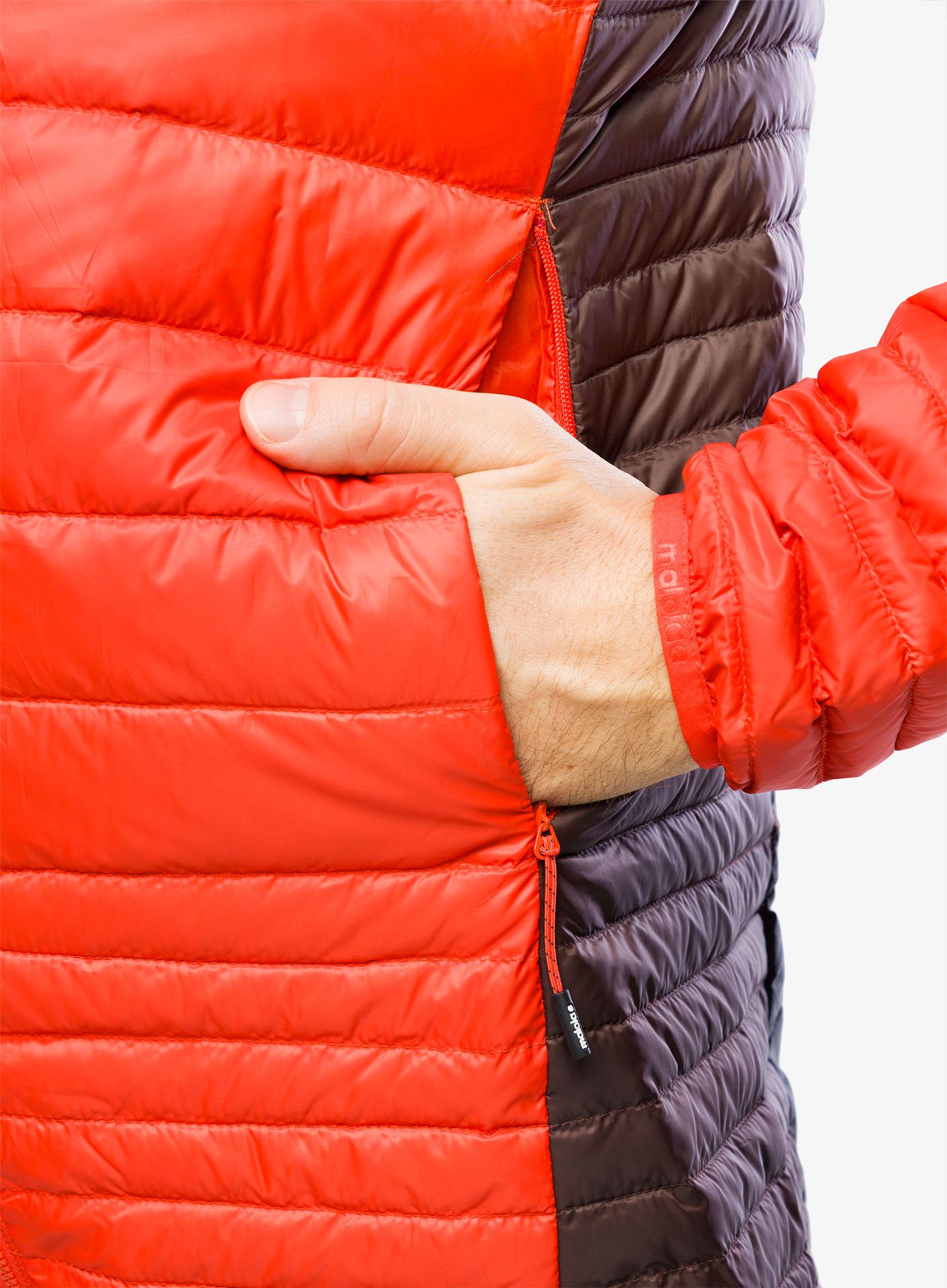 Puhovka Maloja Almaj - fire red multi