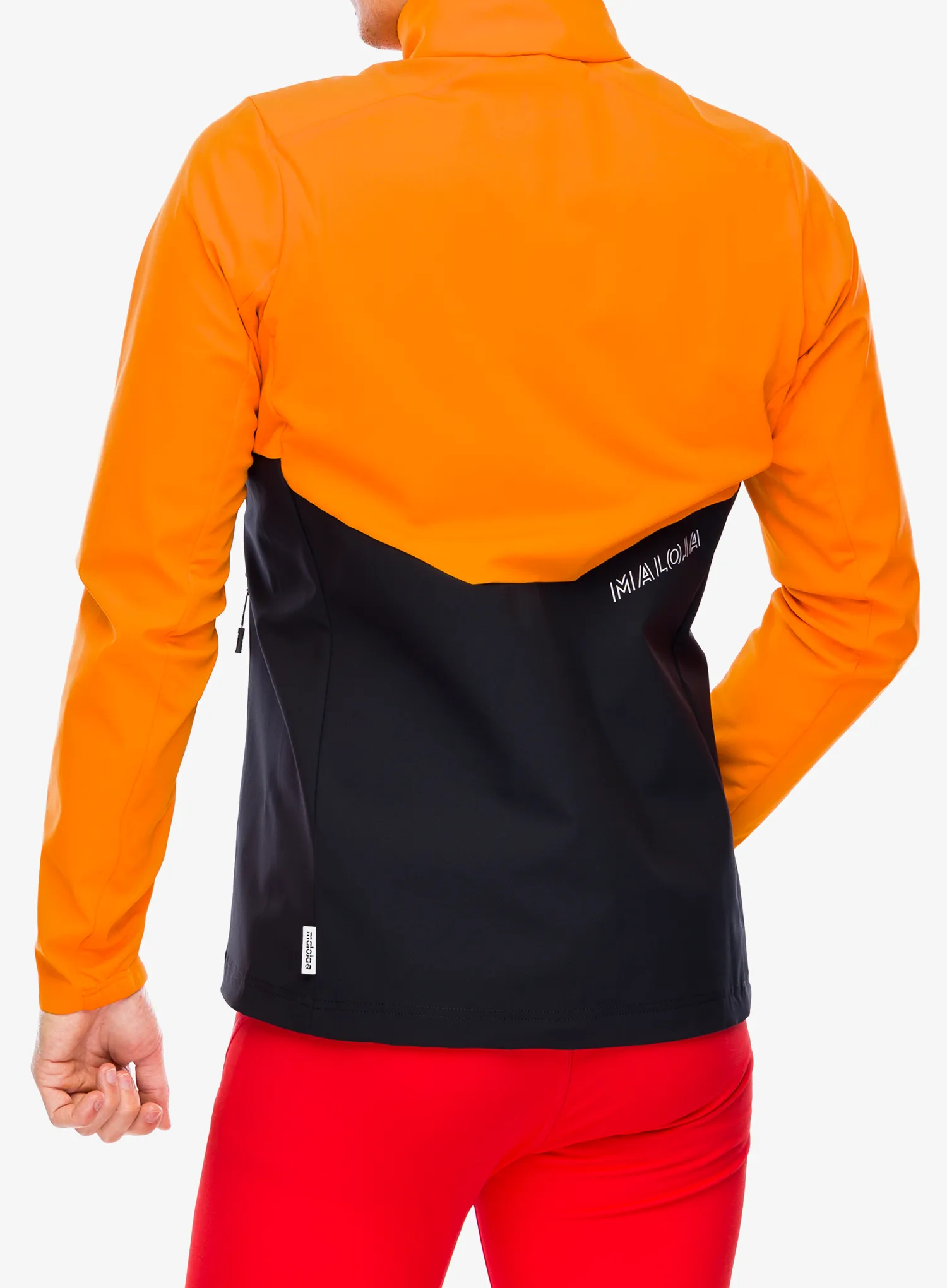 Softshell jakna Maloja Alpel - orange sun multi