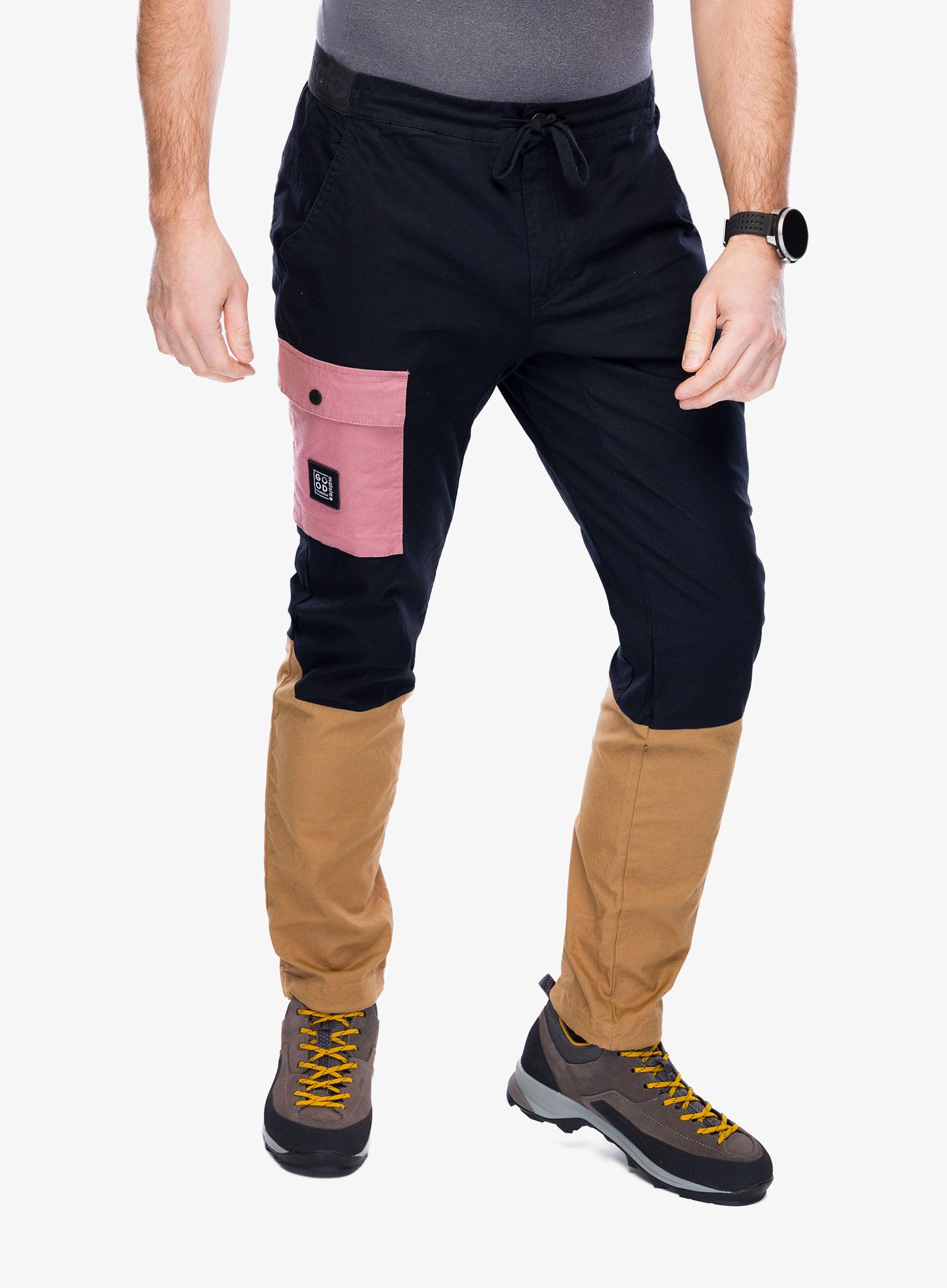 Pohodniške hlače Maloja Arblatsch - deep black multi
