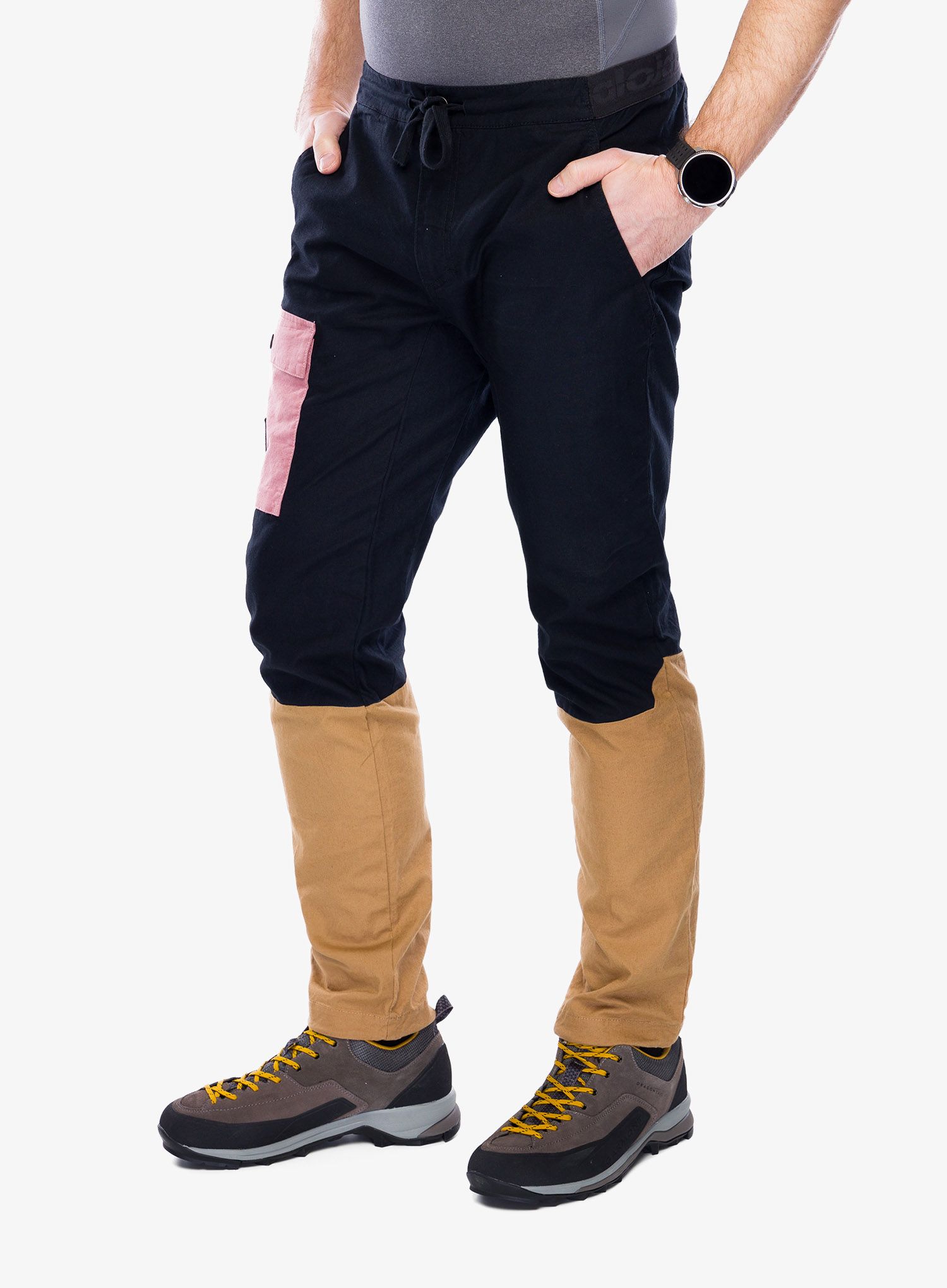 Pohodniške hlače Maloja Arblatsch - deep black multi