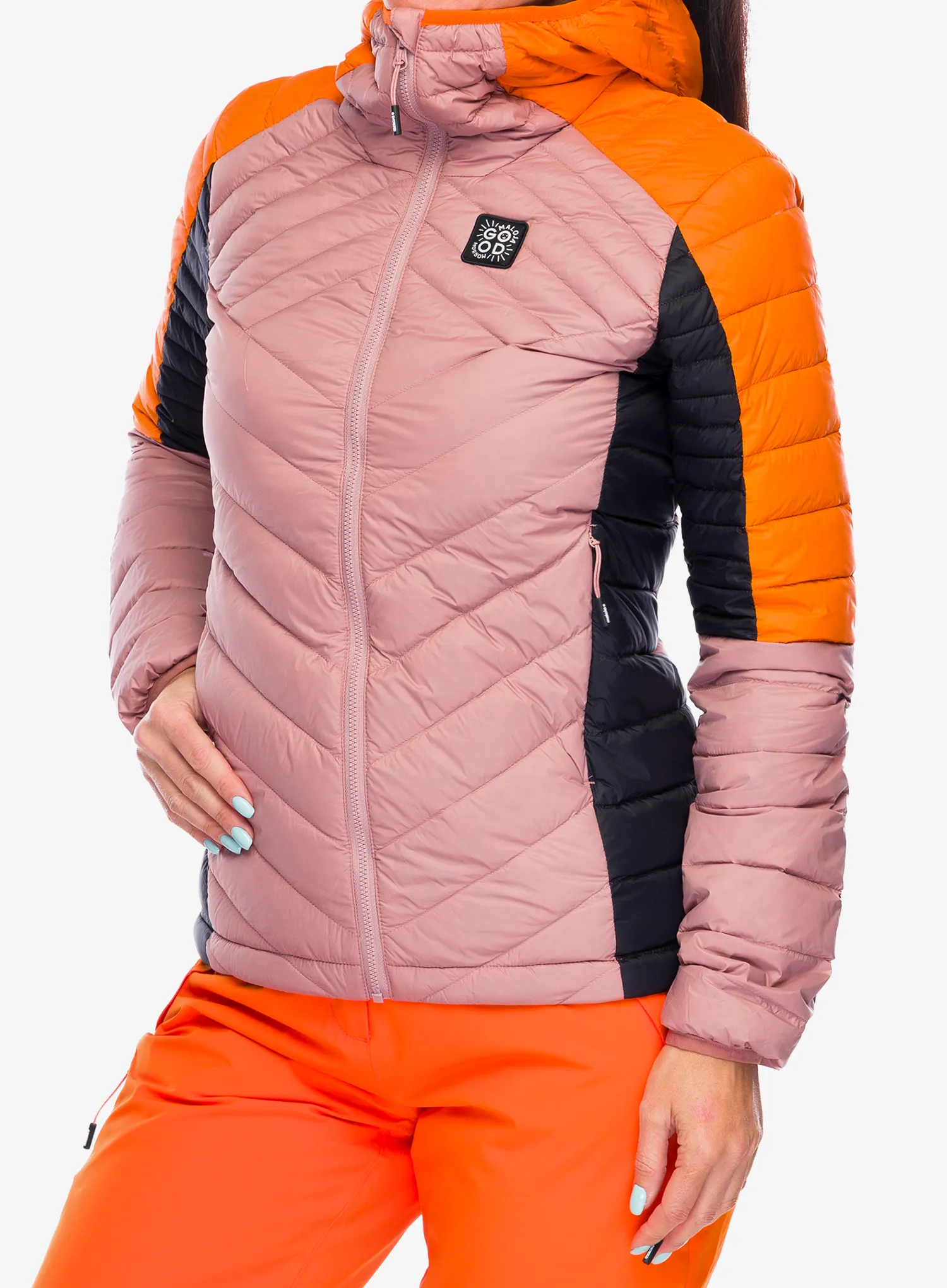 Ženska puhovka Maloja Argentera - mauve multi