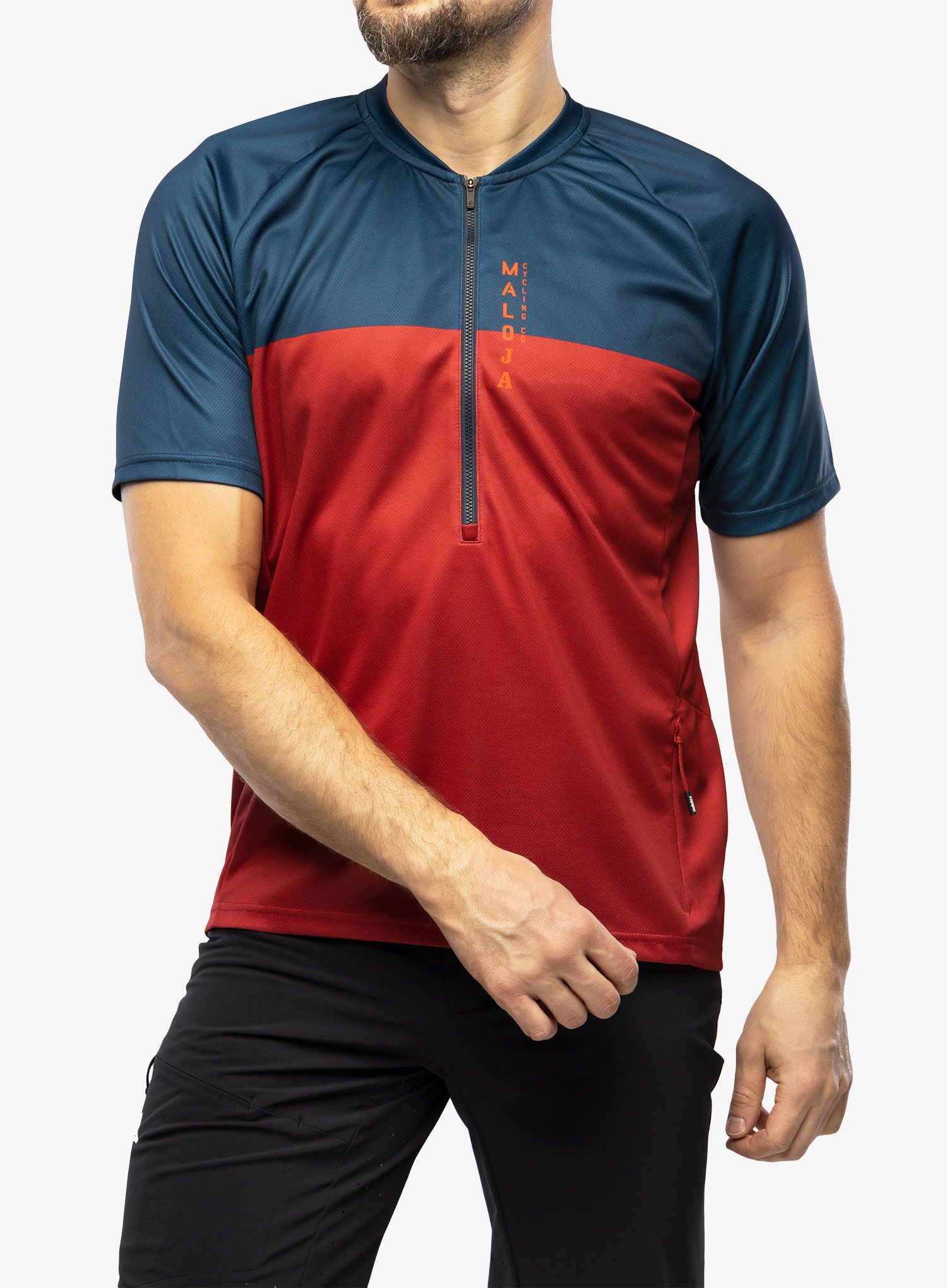MTB majica Maloja Baretti All Mountain - midnight multi