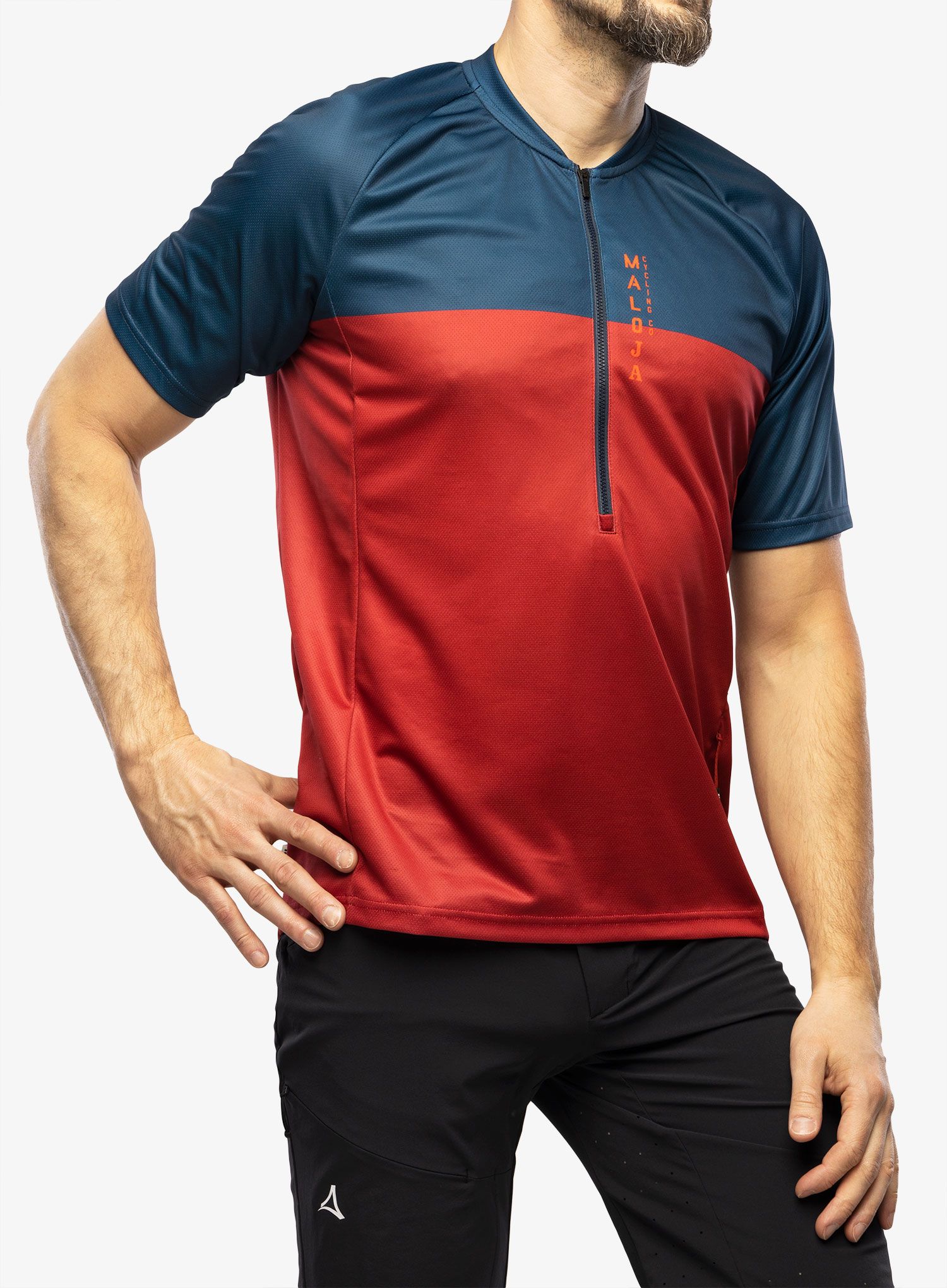 MTB majica Maloja Baretti All Mountain - midnight multi