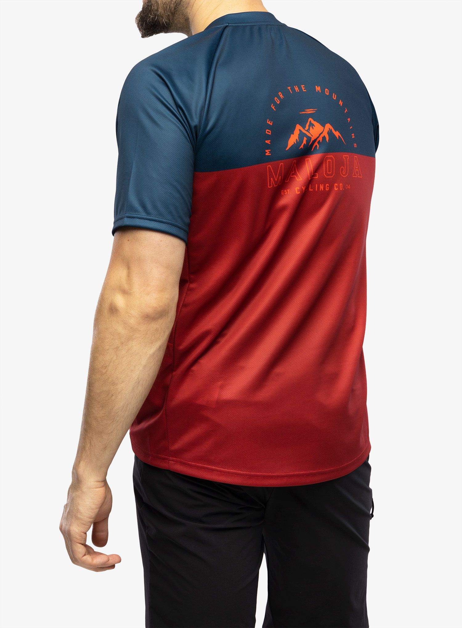 MTB majica Maloja Baretti All Mountain - midnight multi