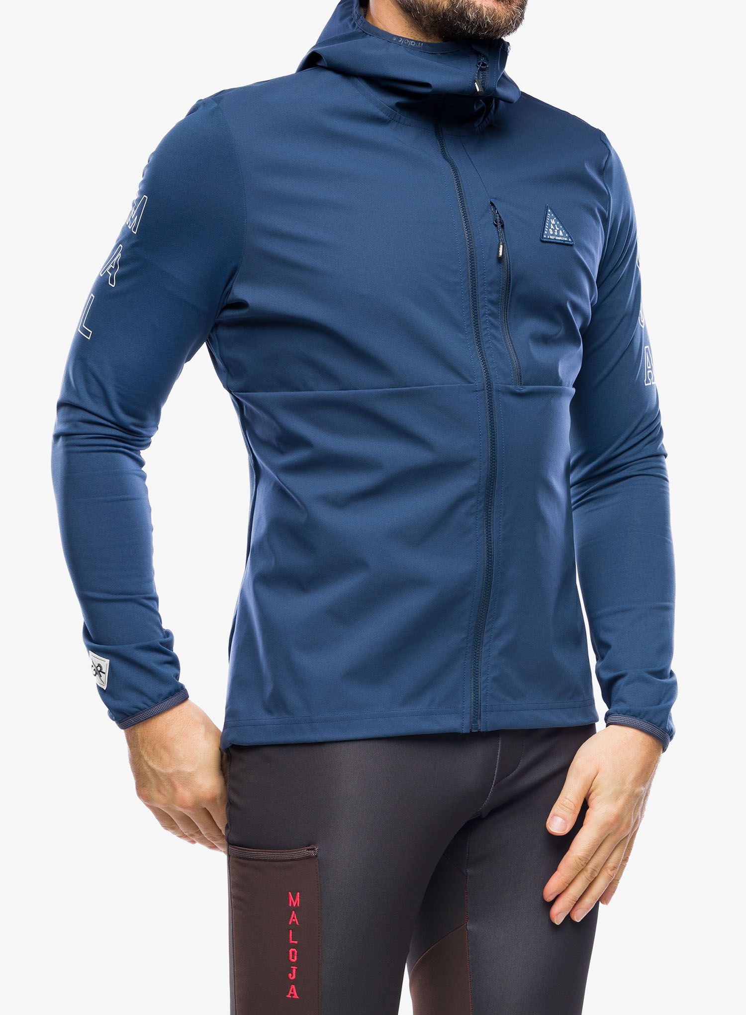 Softshell jakna Maloja Beifuss - midnight/midnight