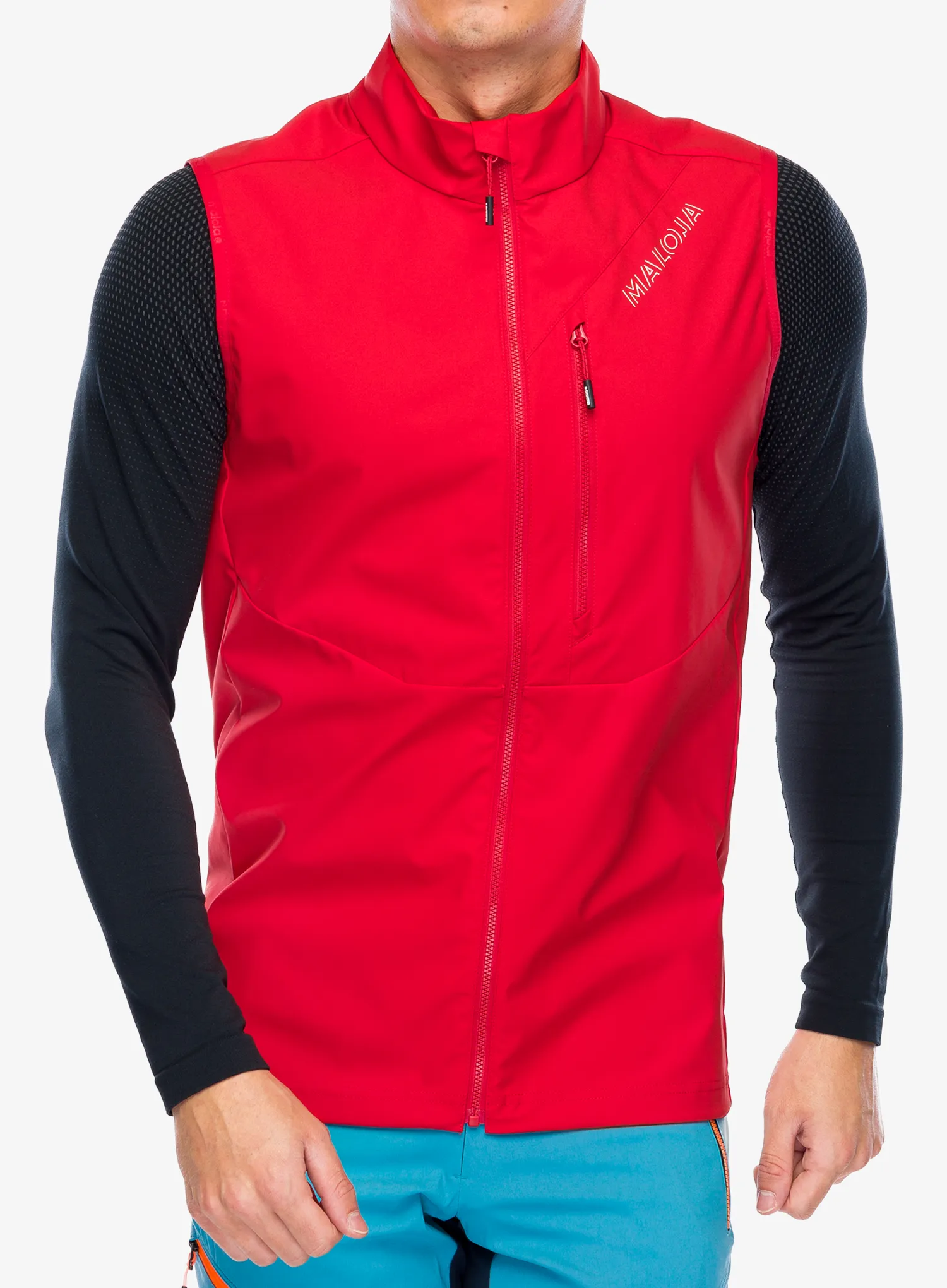 Brezrokavnik Maloja Christenstein - fire red