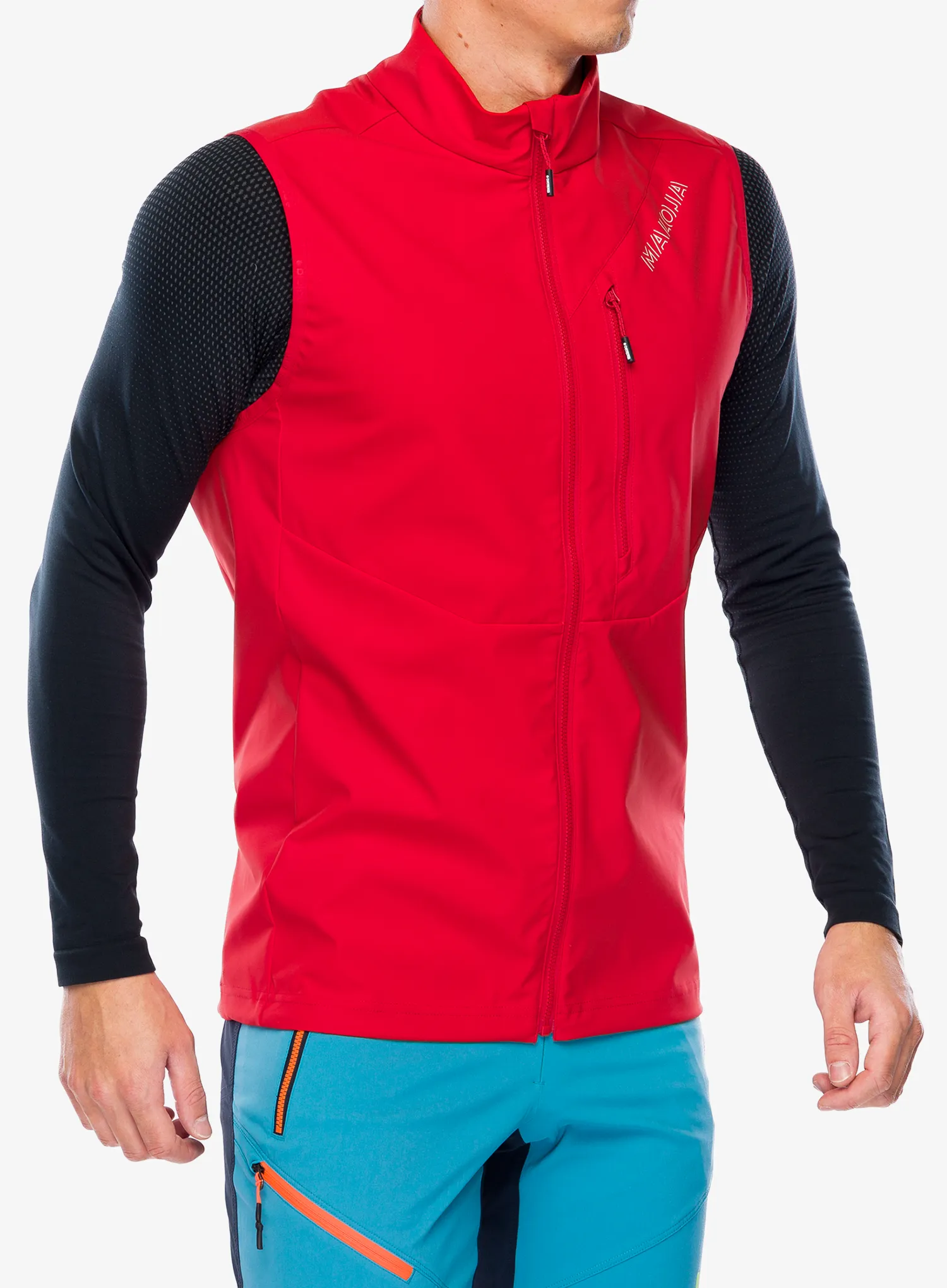 Brezrokavnik Maloja Christenstein - fire red