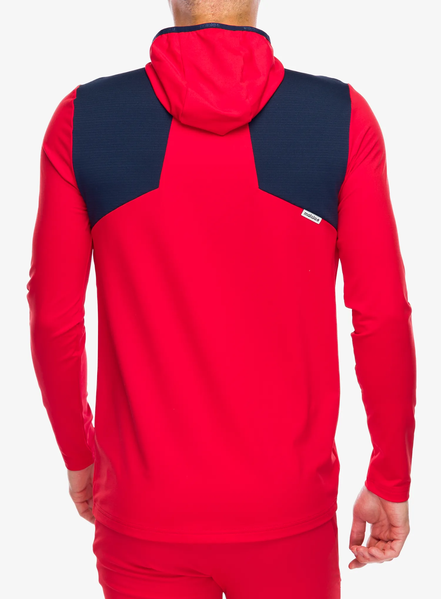 Jopica s kapuco Maloja Kaltern - fire red multi