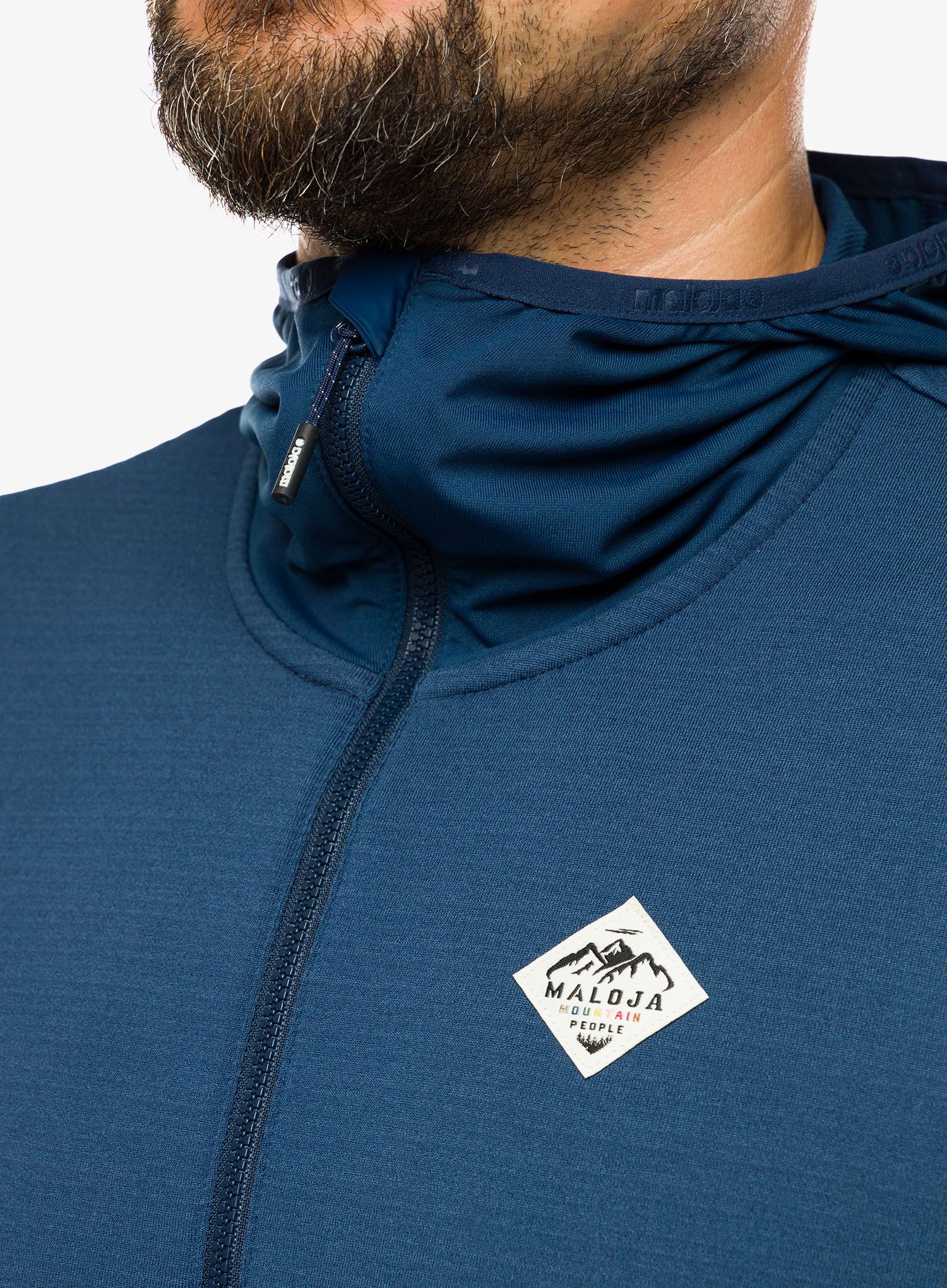 Jopica s kapuco Maloja Kaltern - midnight multi/multi
