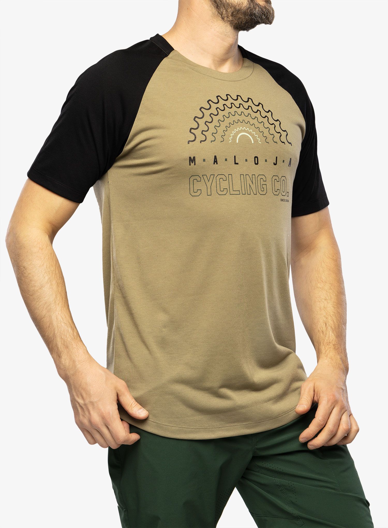 Kolesarska majica Maloja Keeseck - oak multi