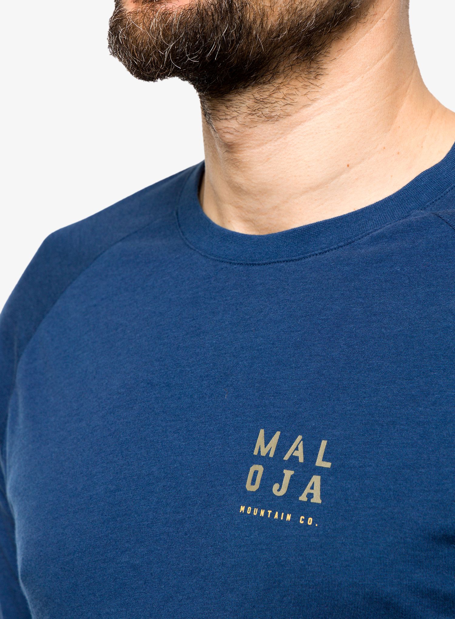 Majica z dolgimi rokavi Maloja Kernichi - midnight