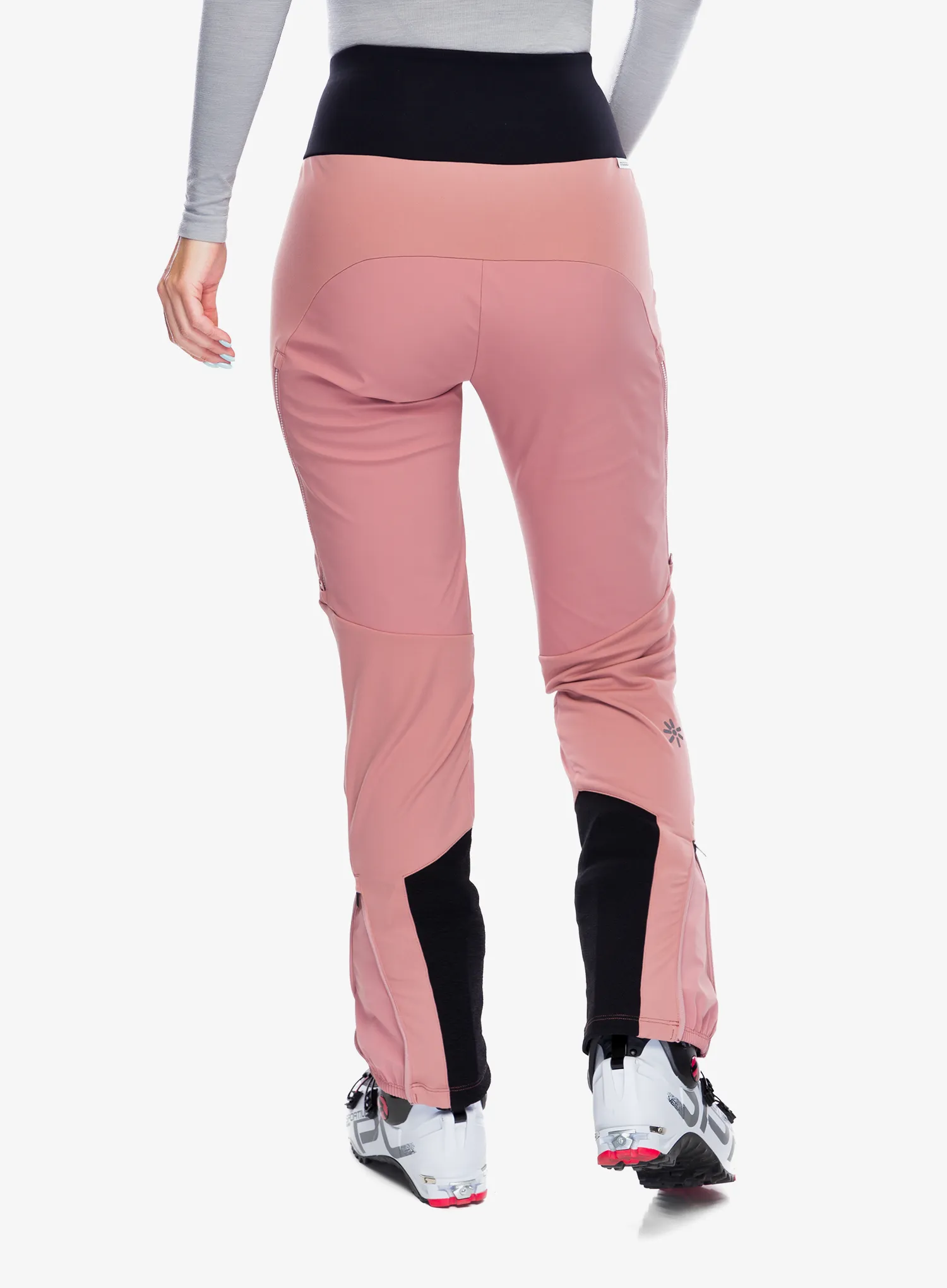Ženske softshell hlače Maloja Losegg - mauve