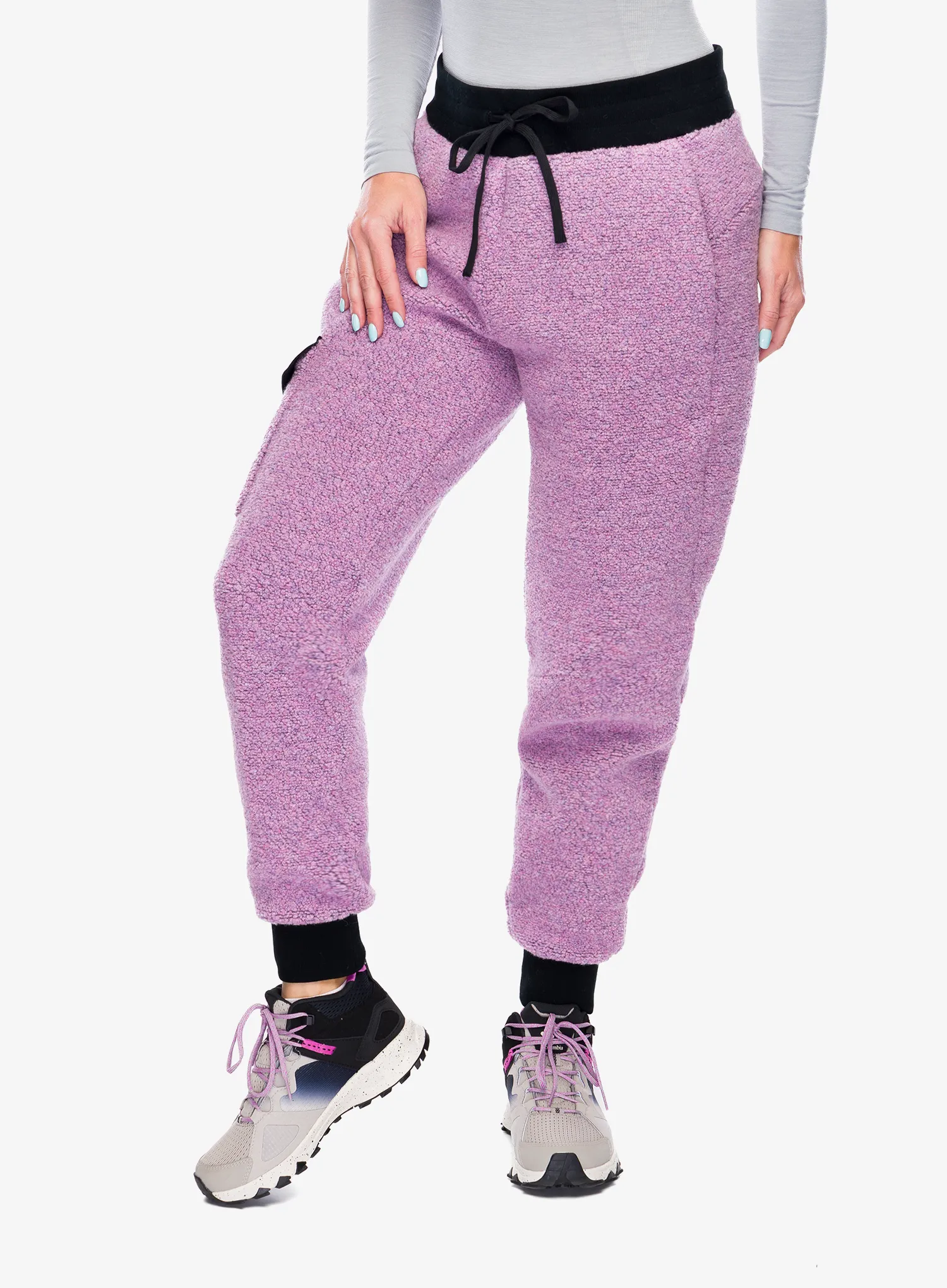 Ženske pohodniške hlače Maloja Matro - orchid