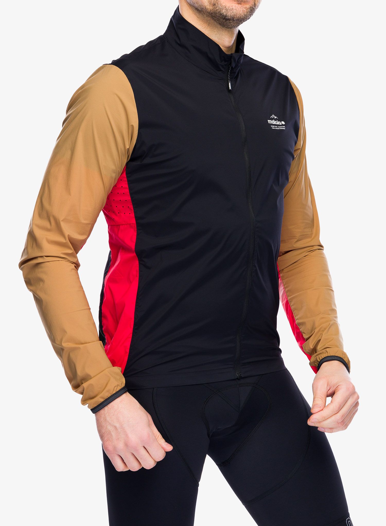 Kolesarska jakna Maloja MaxM. Jacket - deep black multi