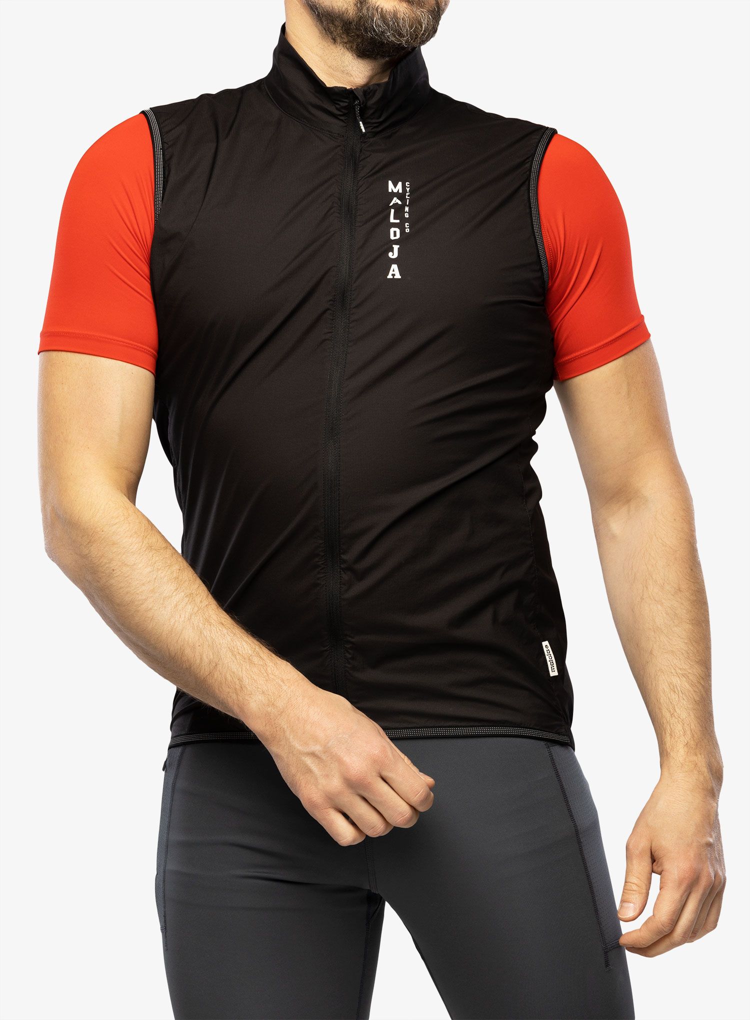 Kolesarski brezrokavnik Maloja Max Vest - moonless