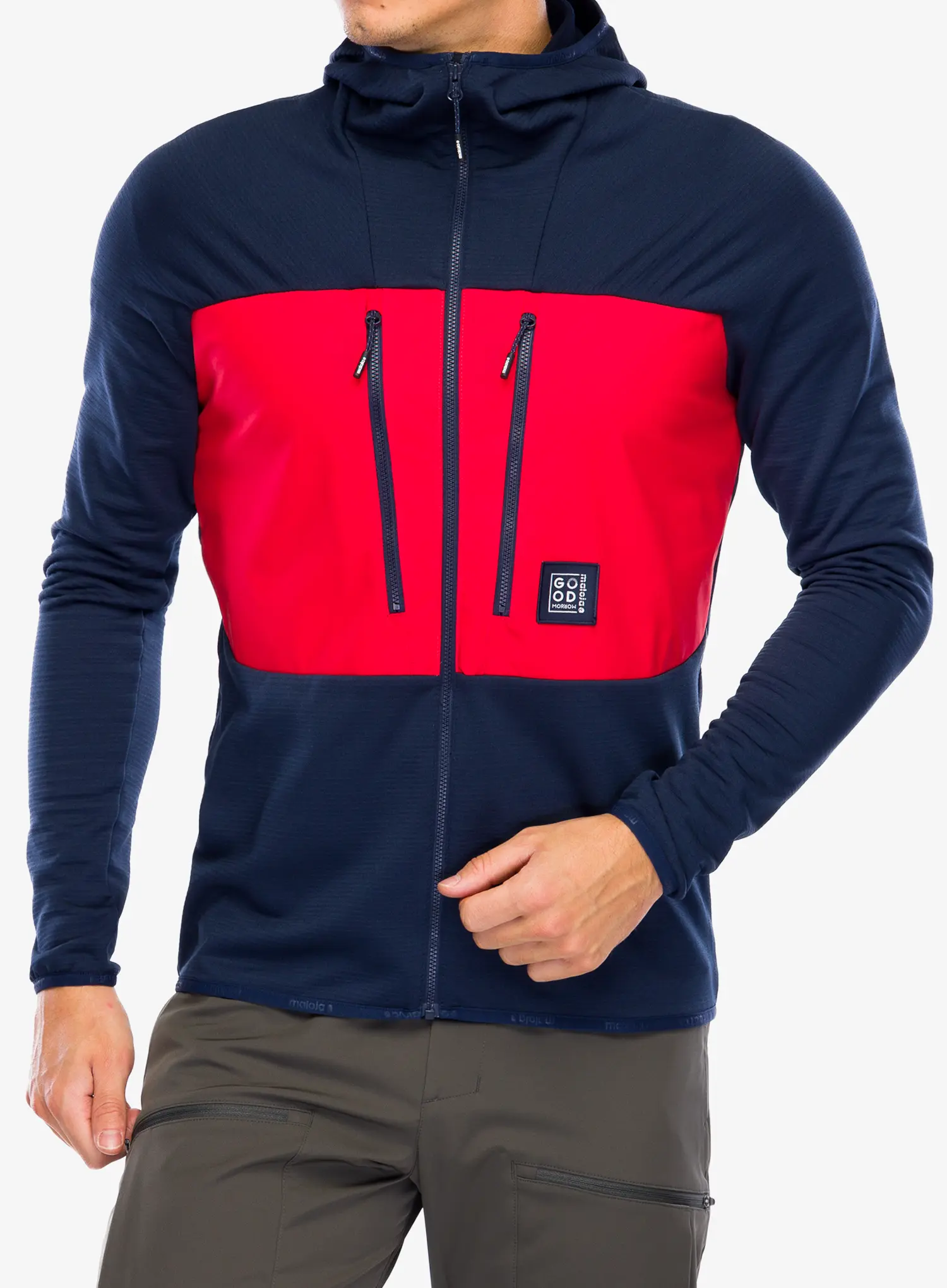 Jopica s kapuco Maloja Moos - night sky multi