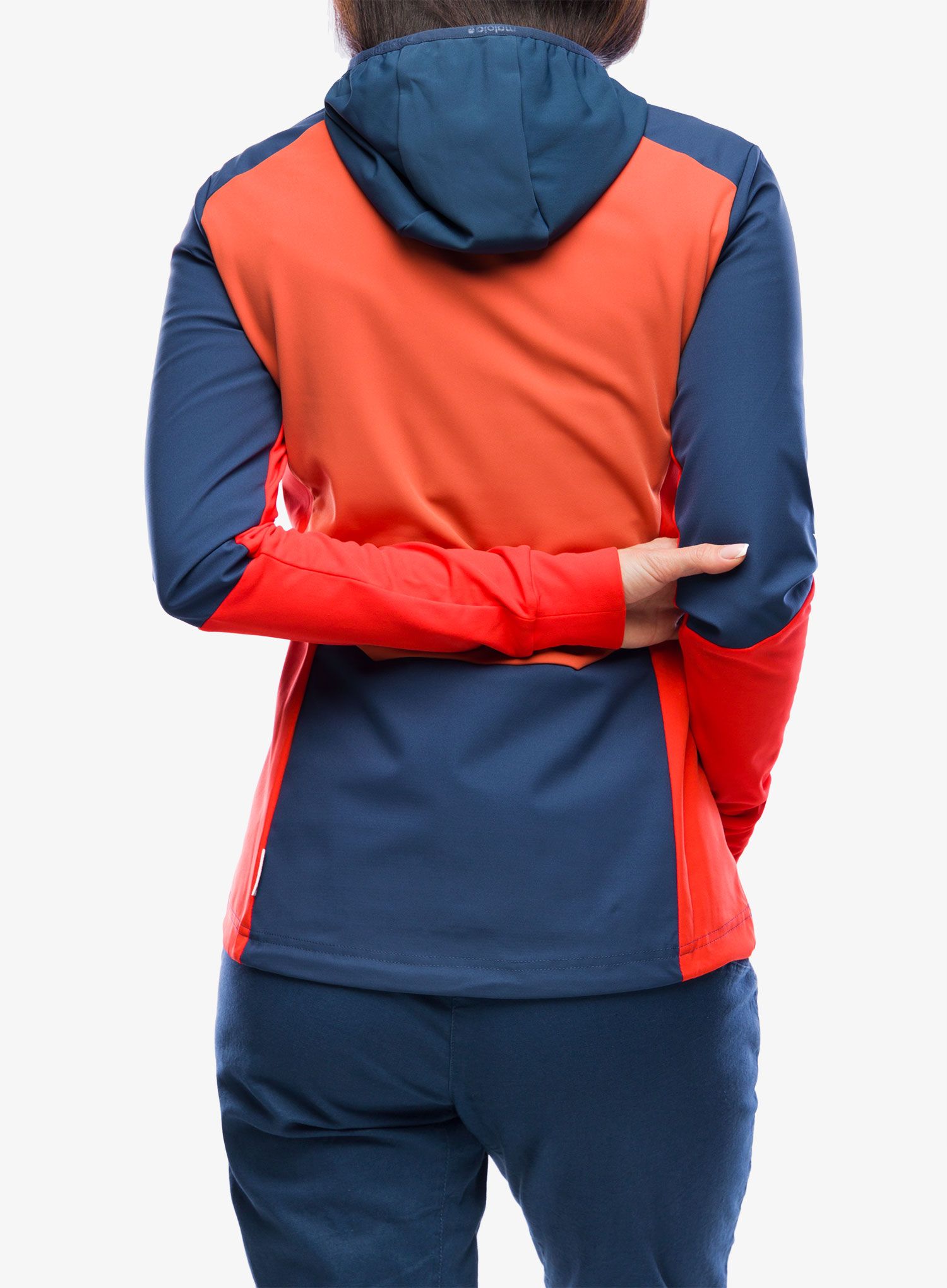 Ženski softshell Maloja Nesha - midnight multi