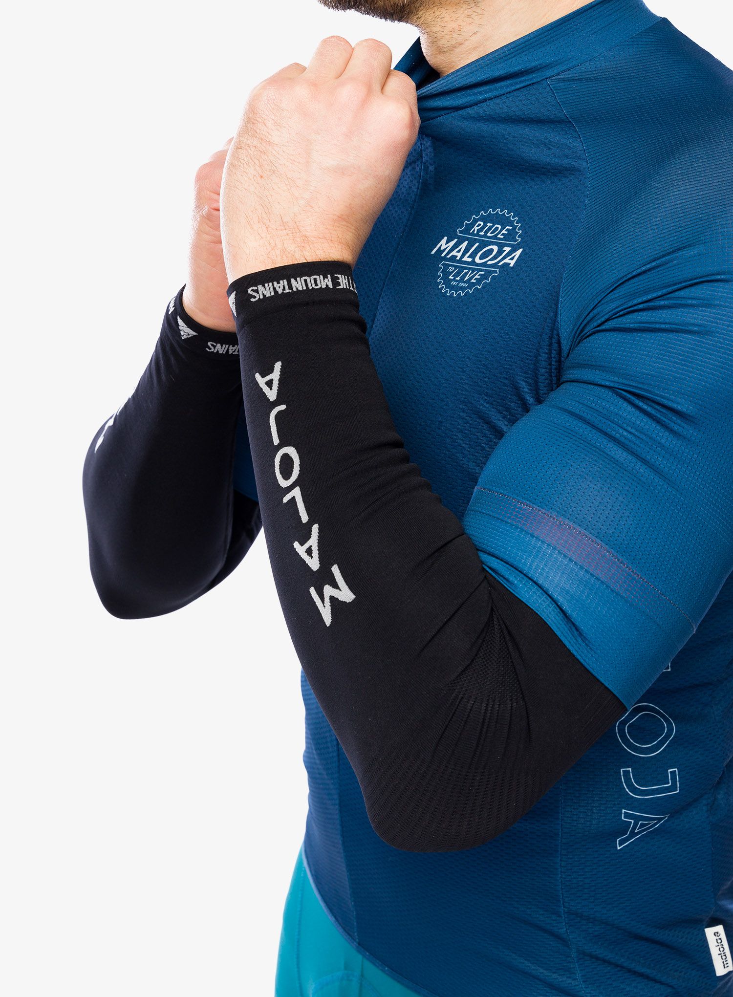 Kolesarski rokavi Maloja Pasler Armwarmers NOS - moonless