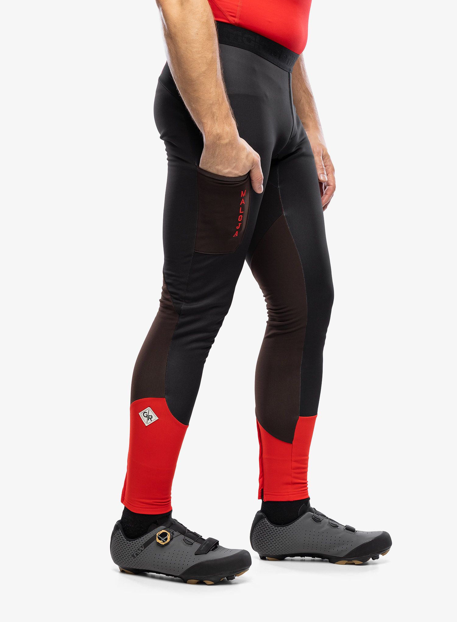 Gamaše Maloja Piglon - fire red multi