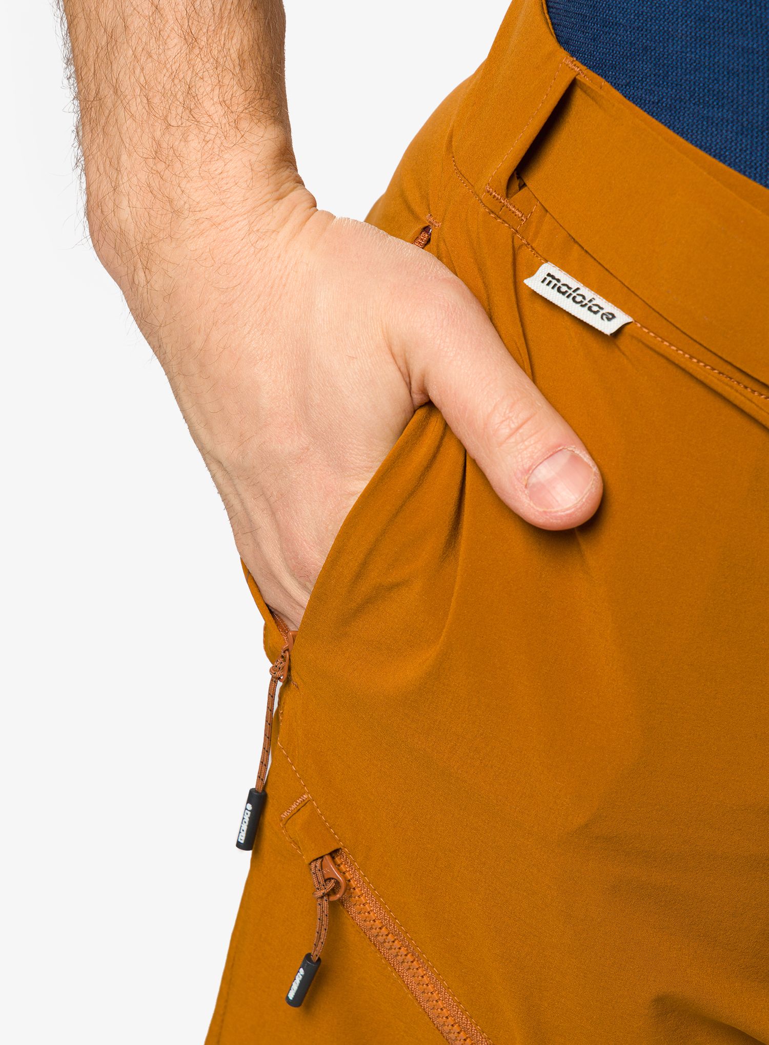 Kratke hlače enduro Maloja Pin - amber