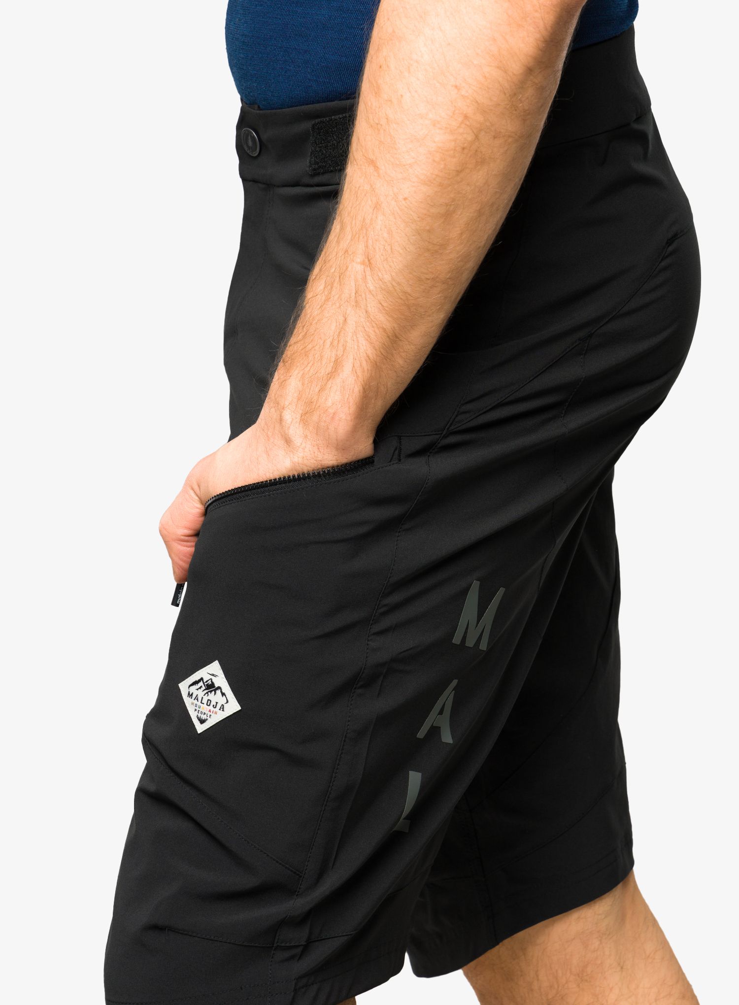 Kratke hlače enduro Maloja Pin - moonless