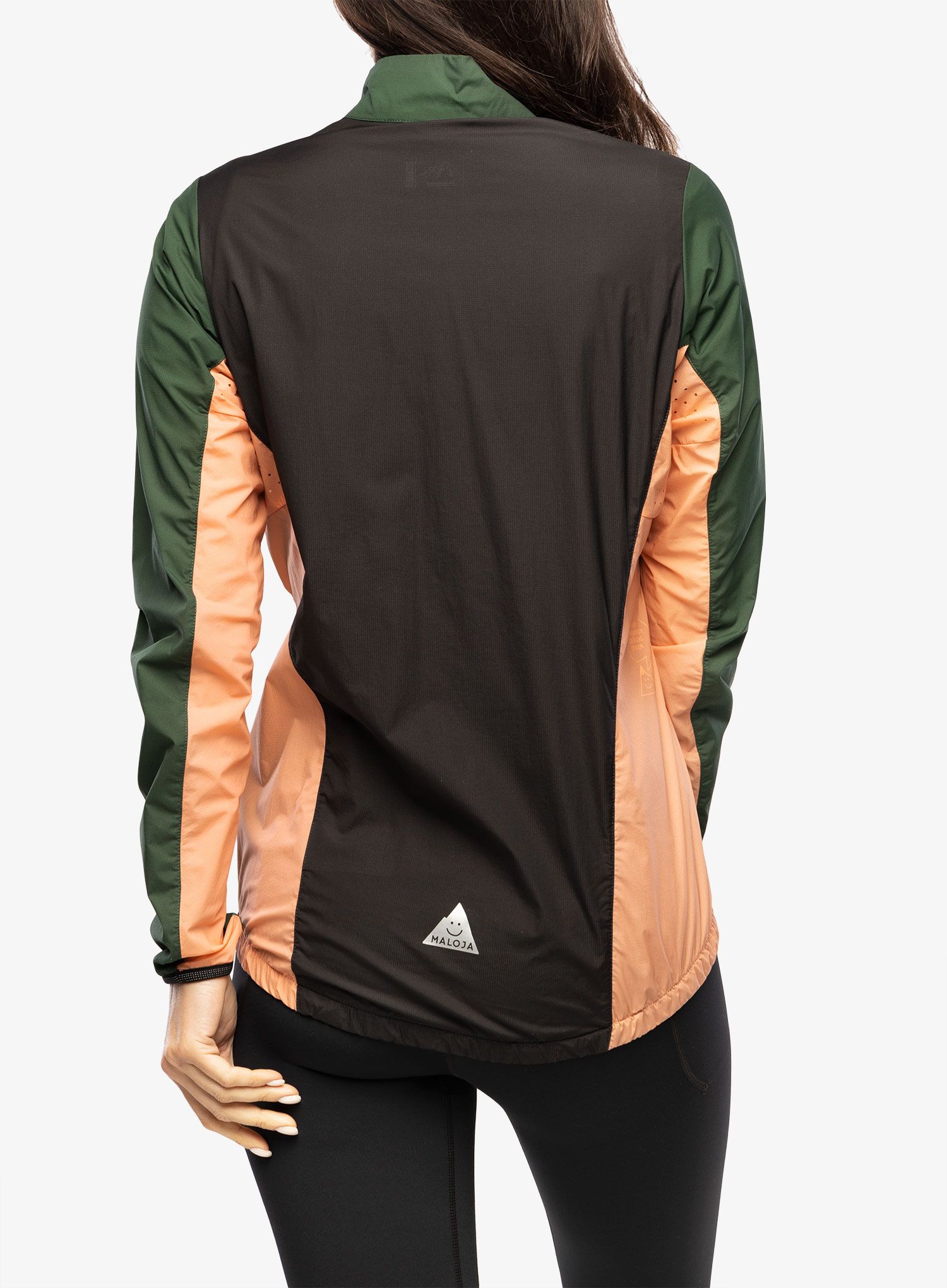 Ženska kolesarska jakna Maloja Seis Jacket - moonless multi