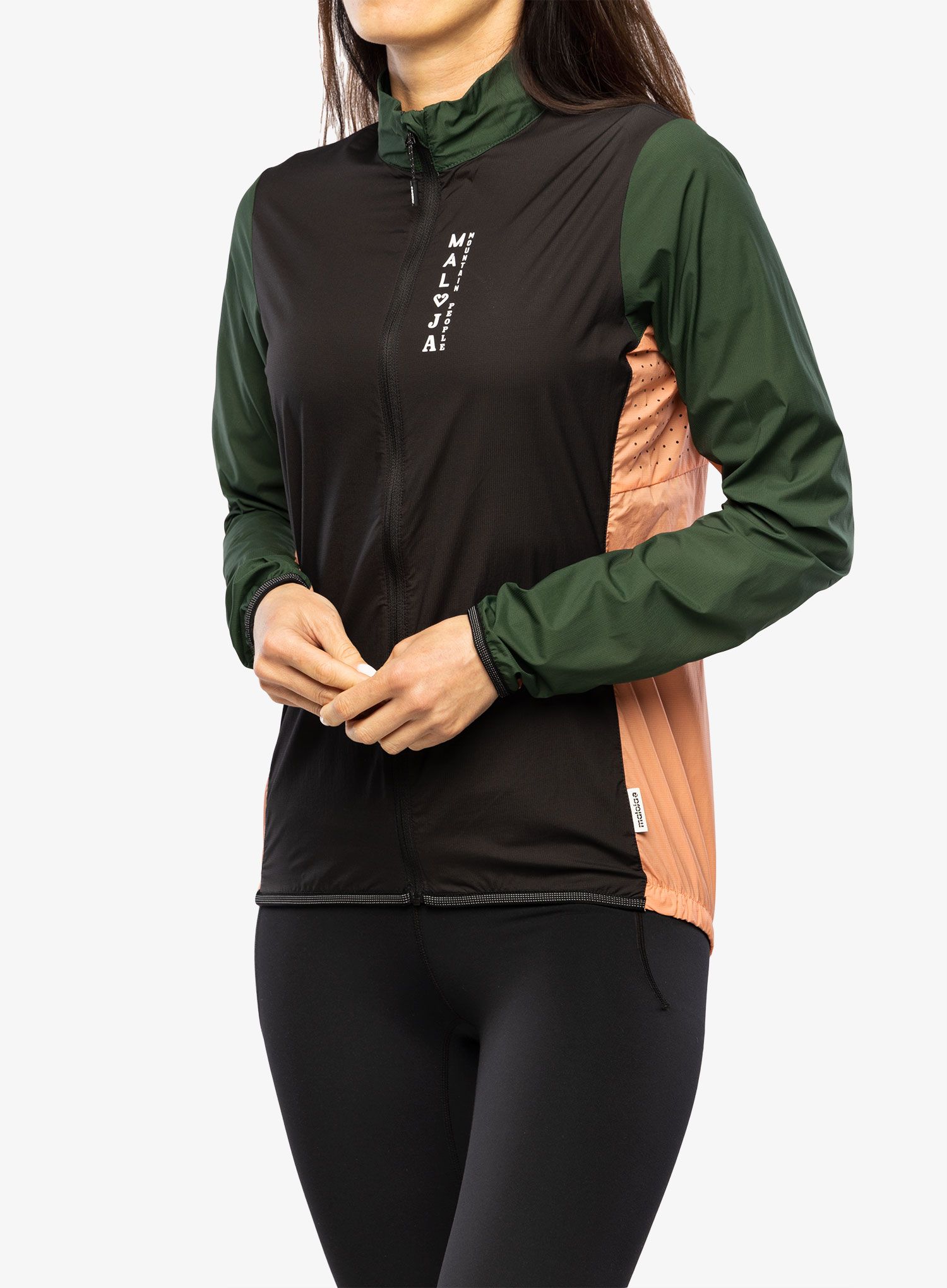 Ženska kolesarska jakna Maloja Seis Jacket - moonless multi