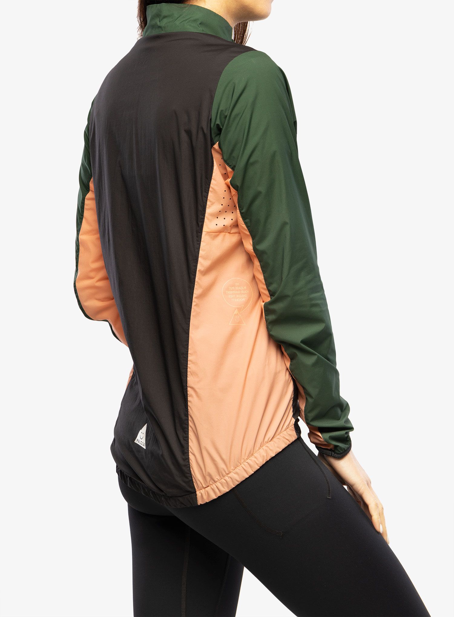Ženska kolesarska jakna Maloja Seis Jacket - moonless multi