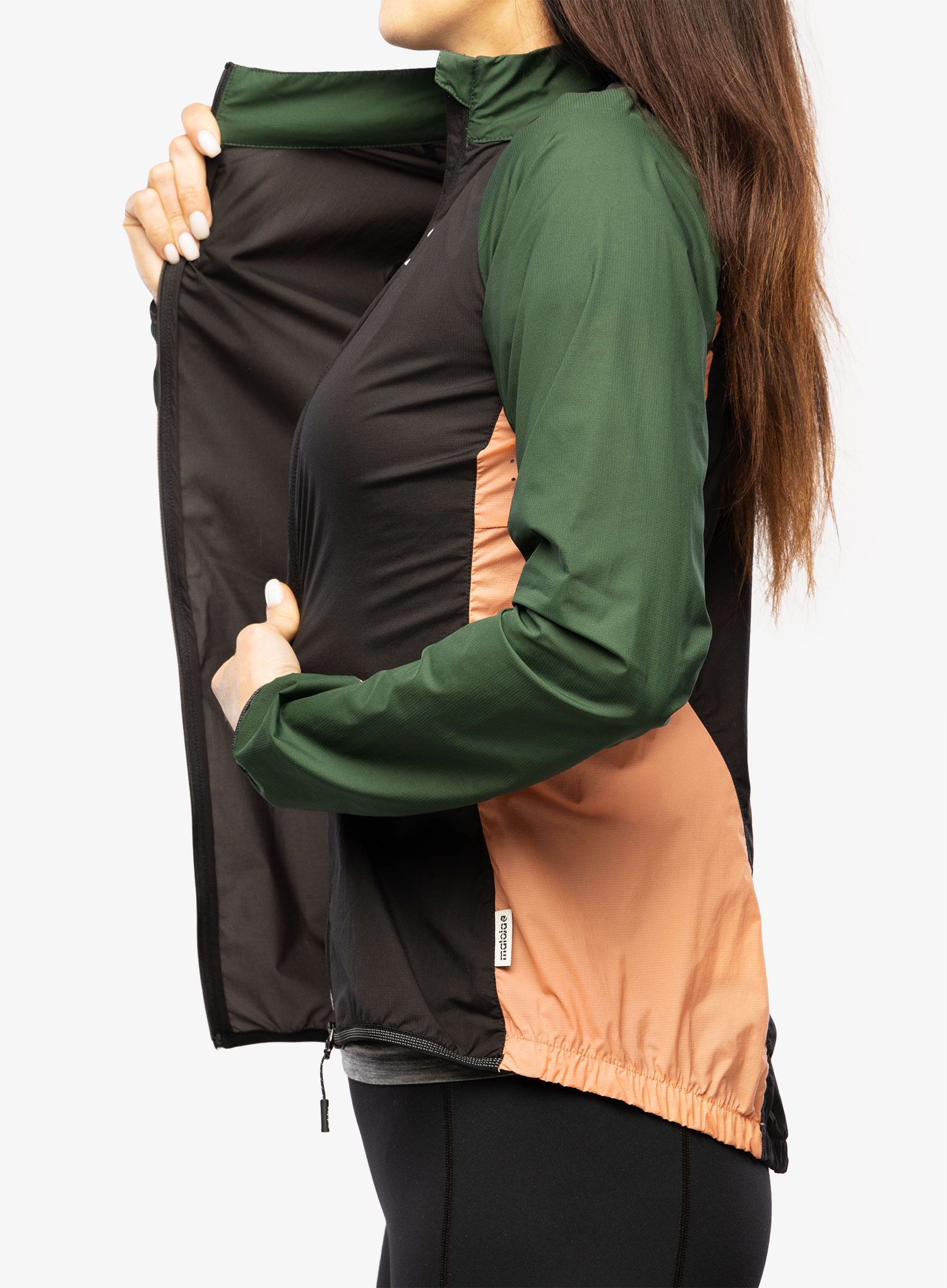 Ženska kolesarska jakna Maloja Seis Jacket - moonless multi