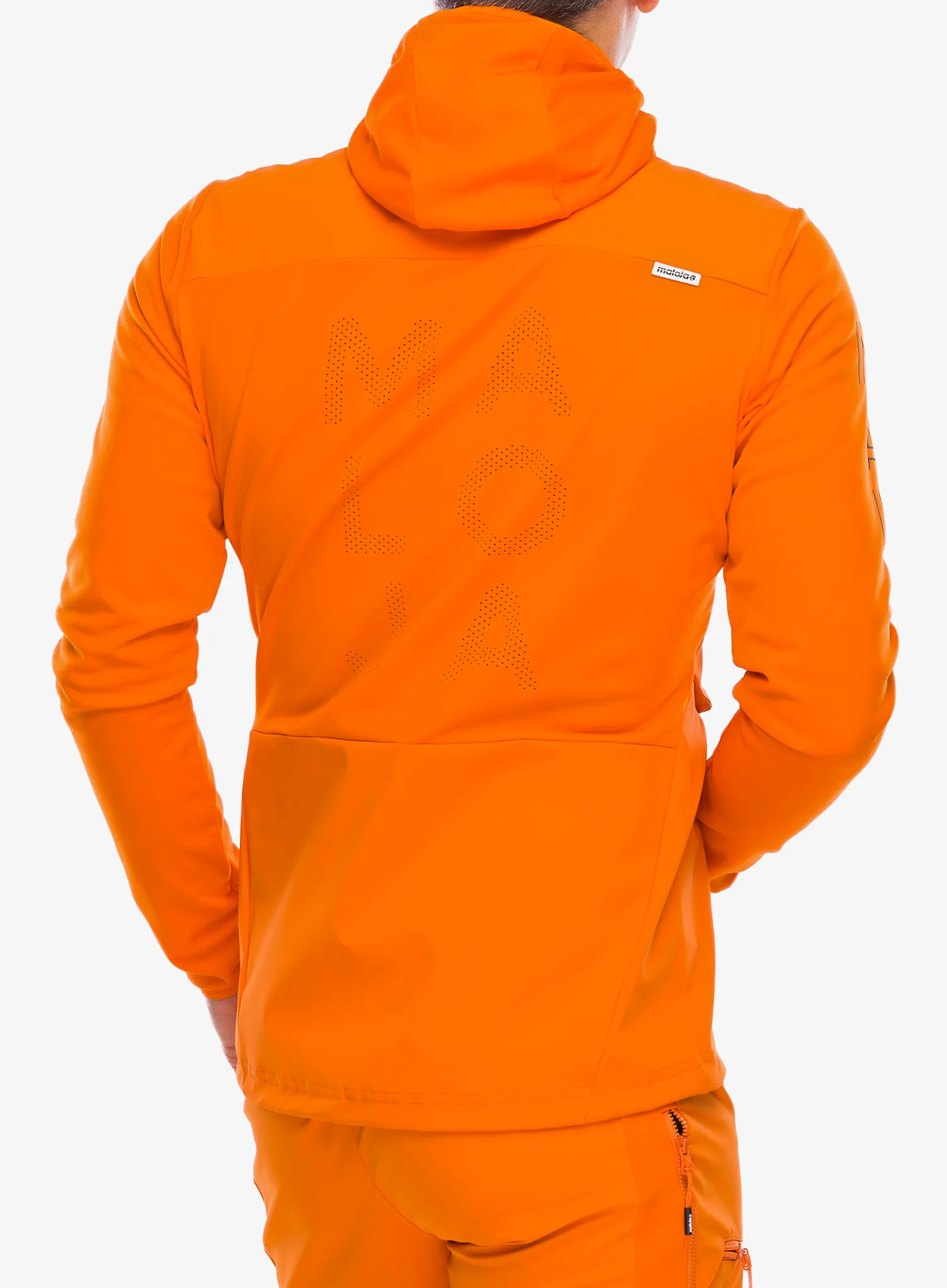 Softshell jakna Maloja Sperber - orange sun