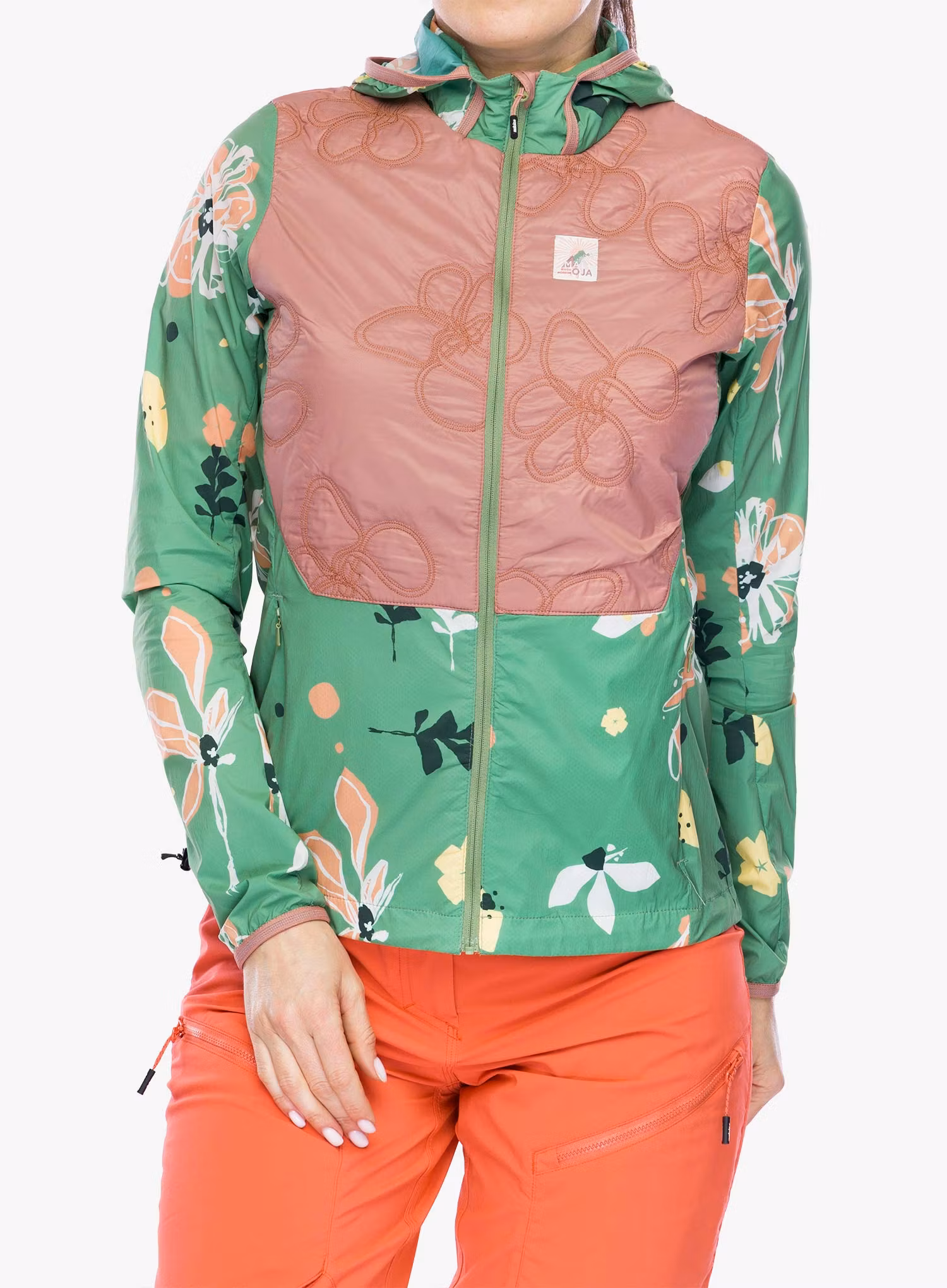 Ženska jakna Maloja Tamara Printed - pastel clover flora