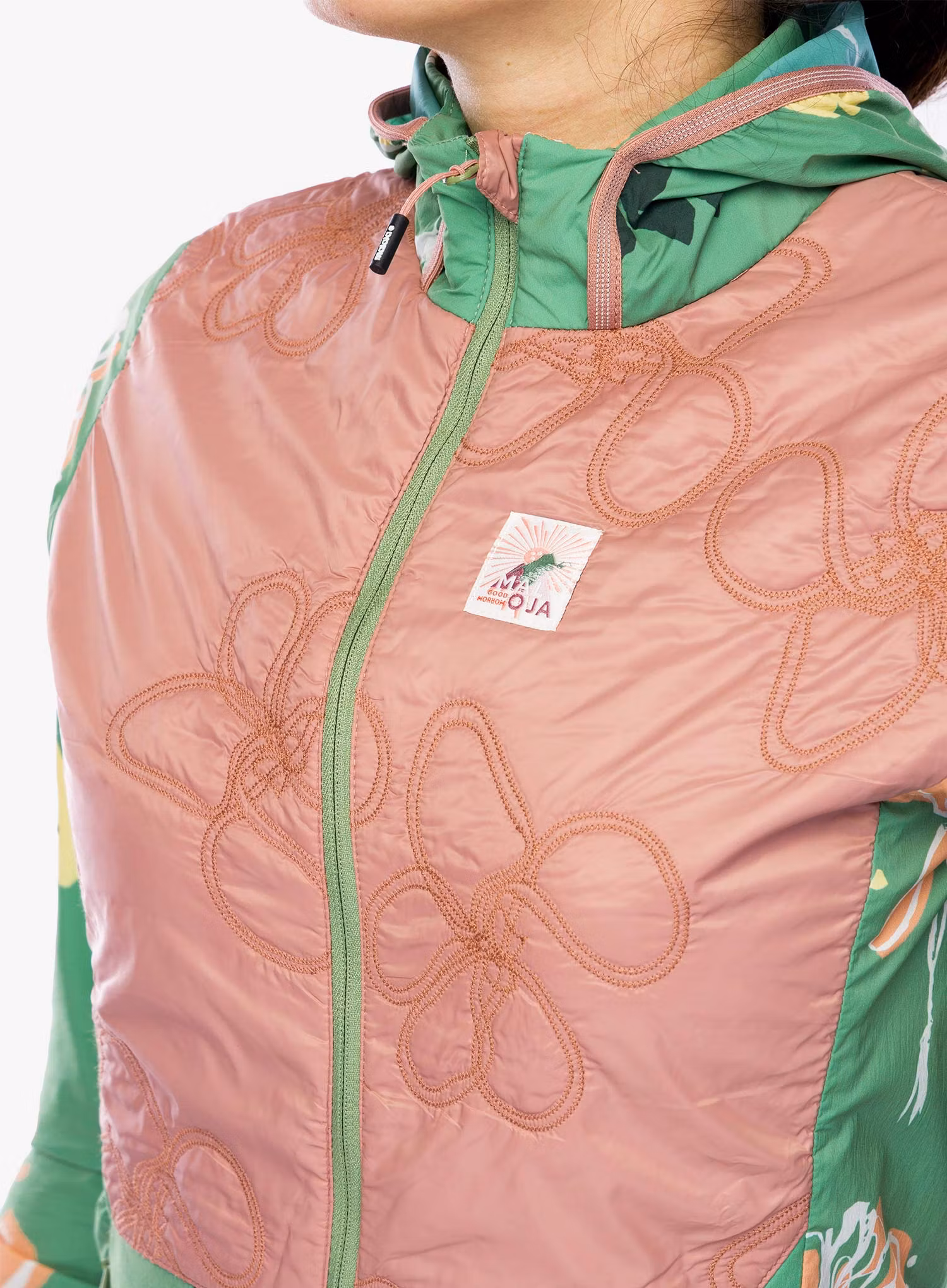 Ženska jakna Maloja Tamara Printed - pastel clover flora