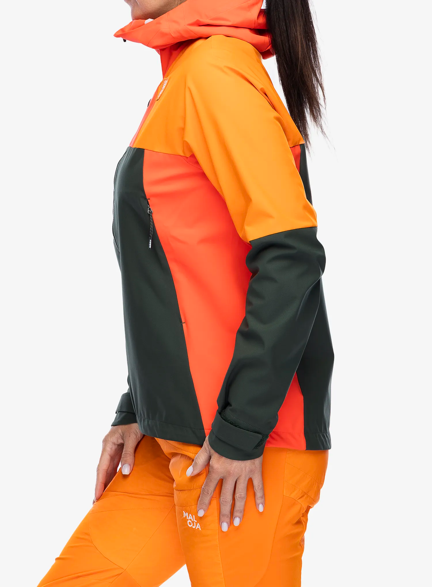 Ženska softshell jakna Maloja Zaubernock - deep forest