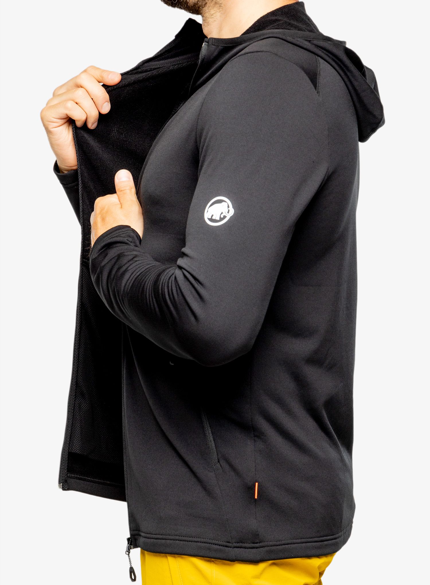 Moška jopica Mammut Aconcagua Light ML Hooded Jacket - black
