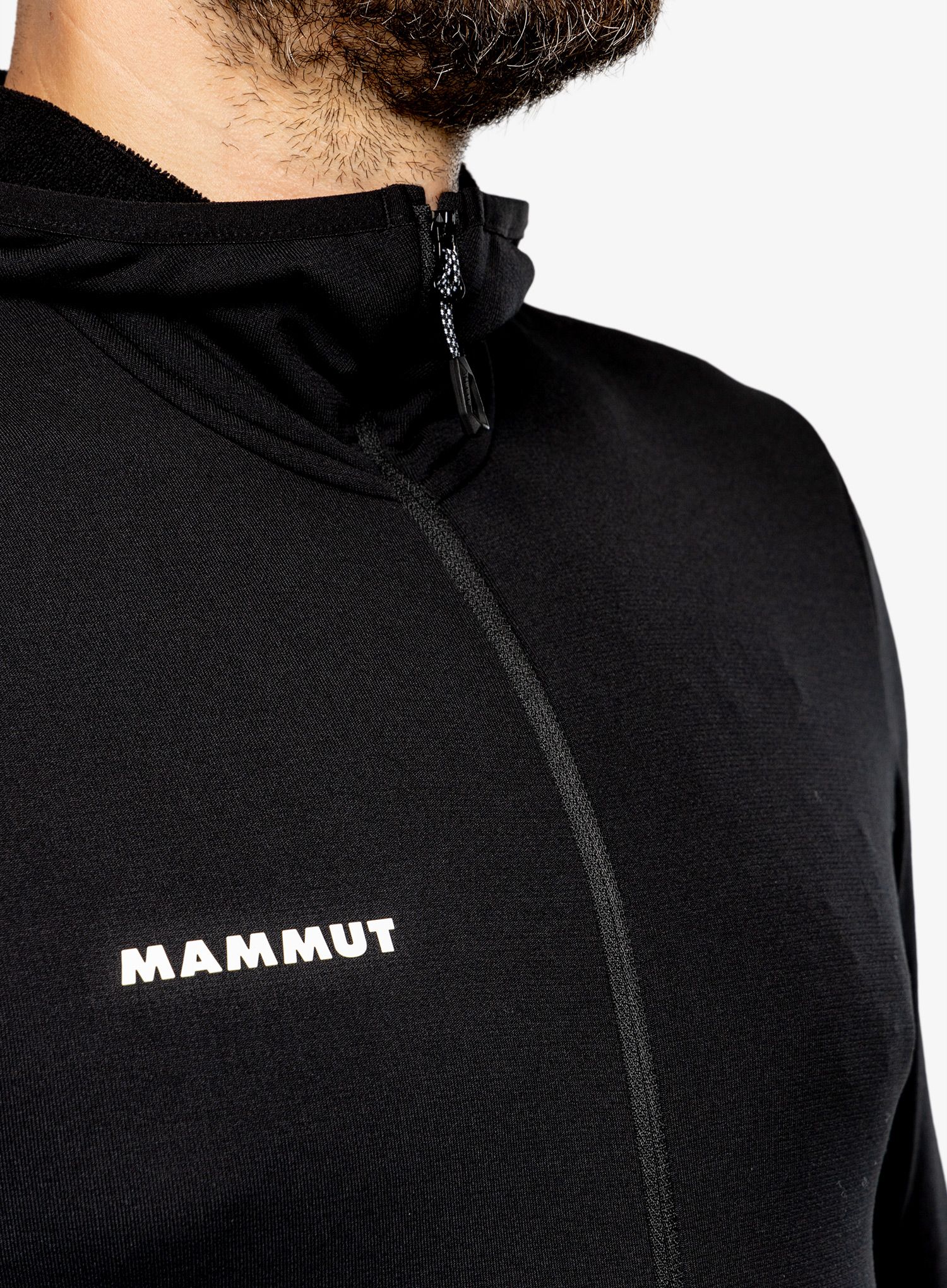 Moška jopica Mammut Aconcagua Light ML Hooded Jacket - black