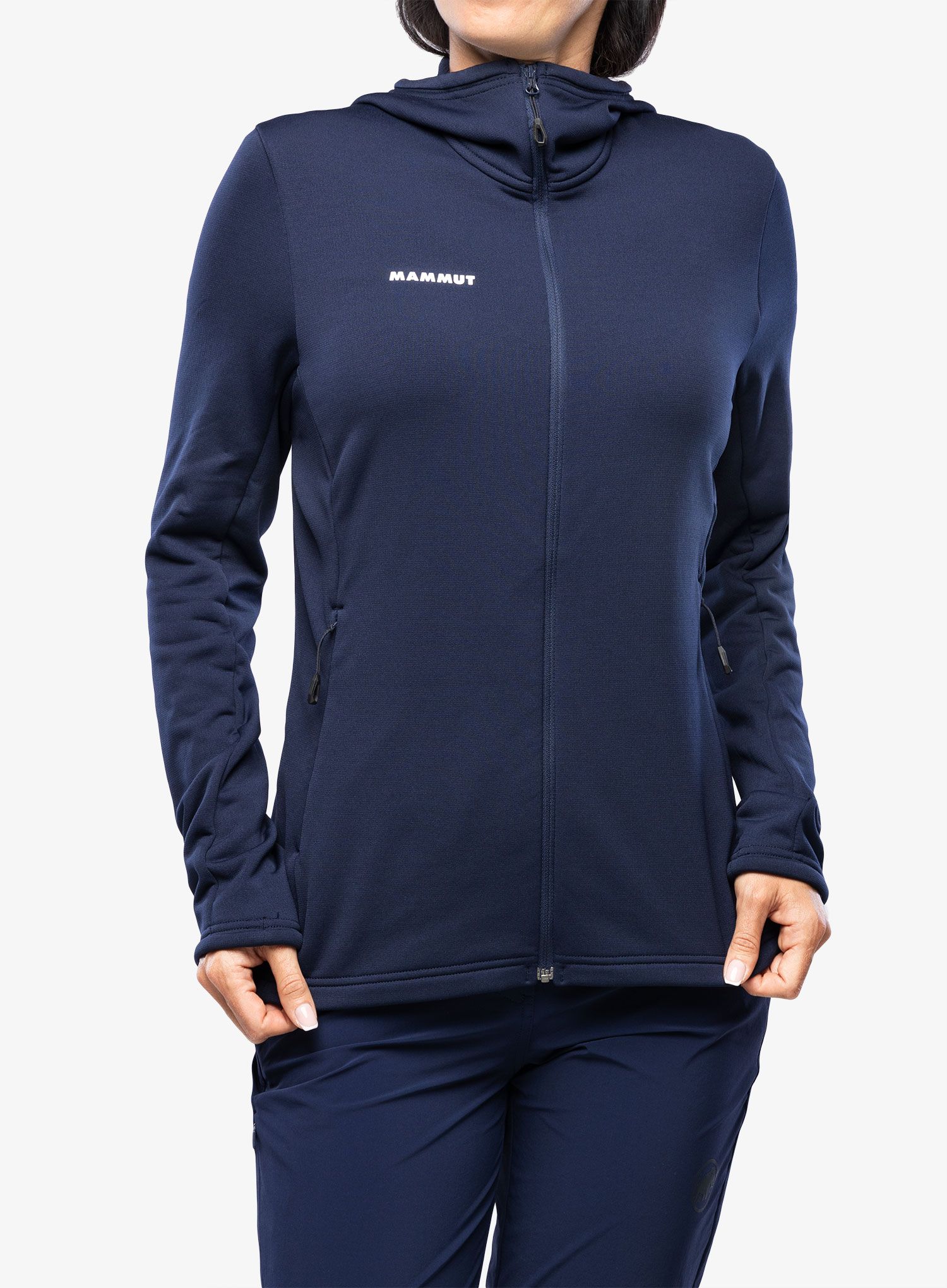 Ženska jopica Mammut Aconcagua Light ML Hooded Jacket - marine