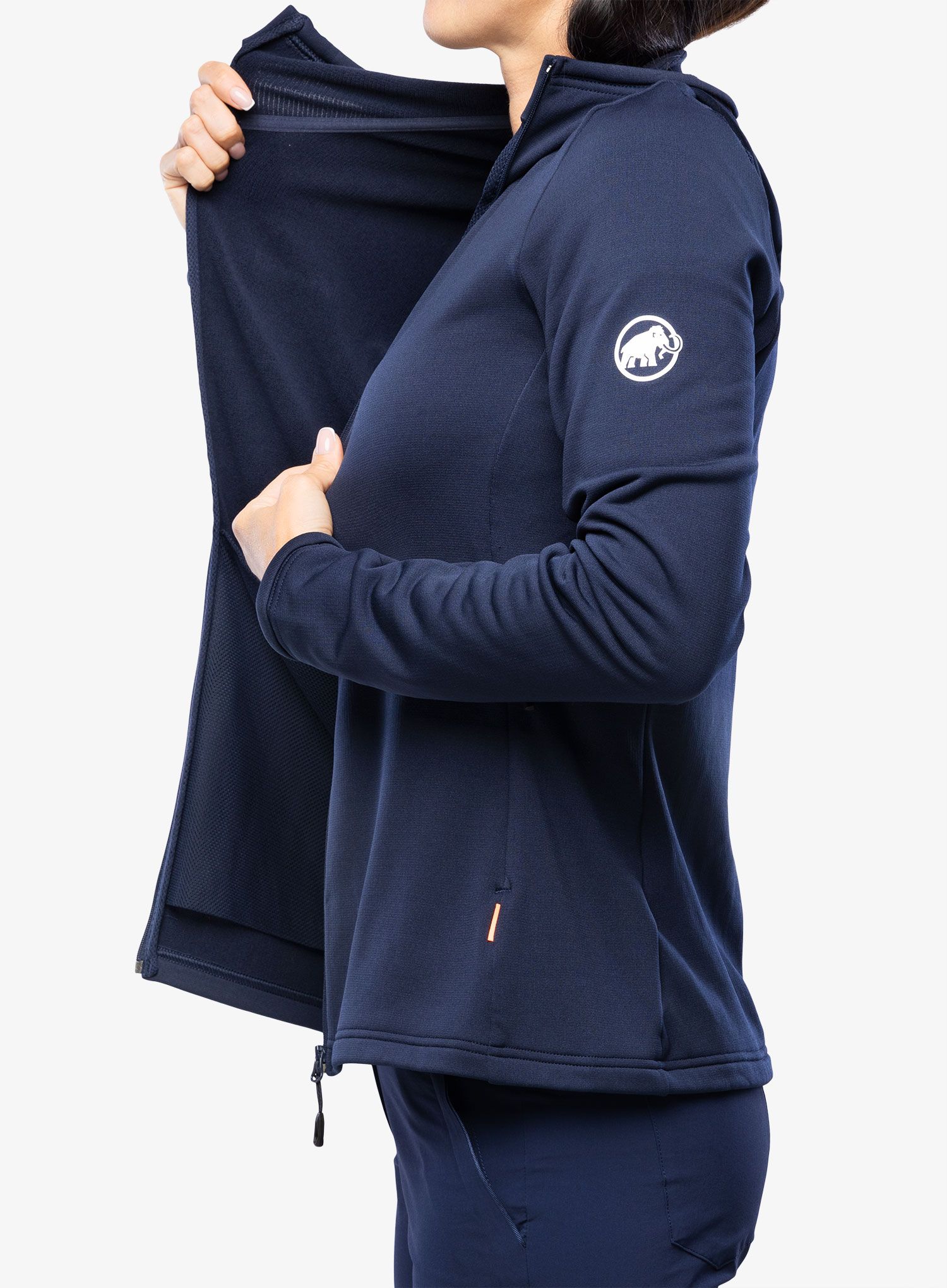 Ženska jopica Mammut Aconcagua Light ML Hooded Jacket - marine