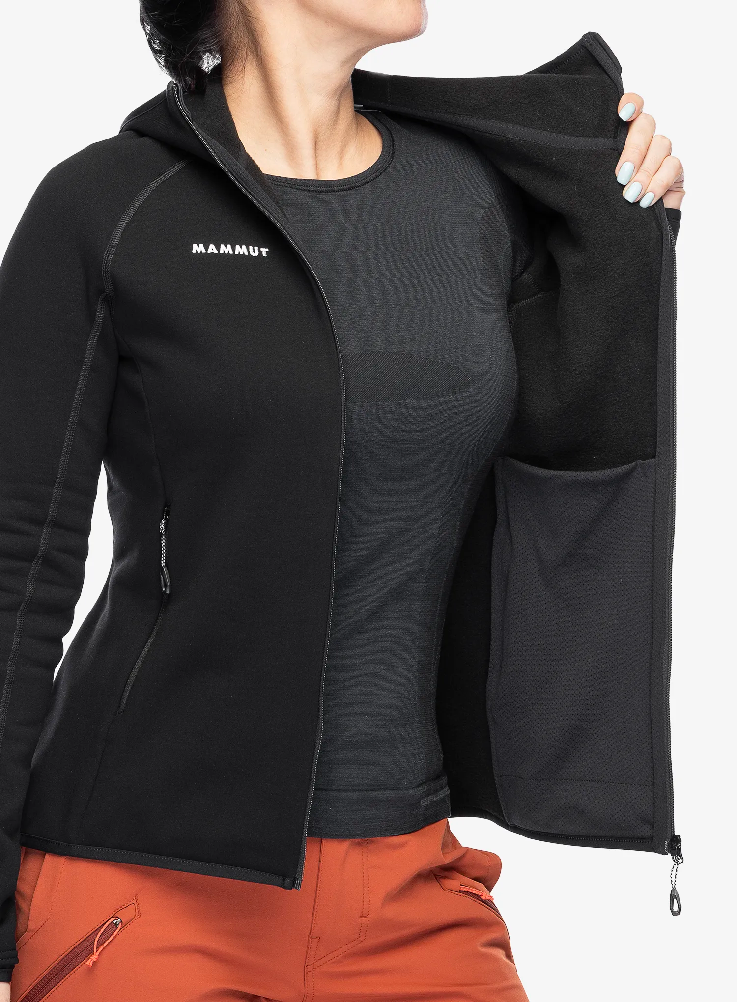 Ženska jopica Mammut Aconcagua ML Hooded Jacket - black