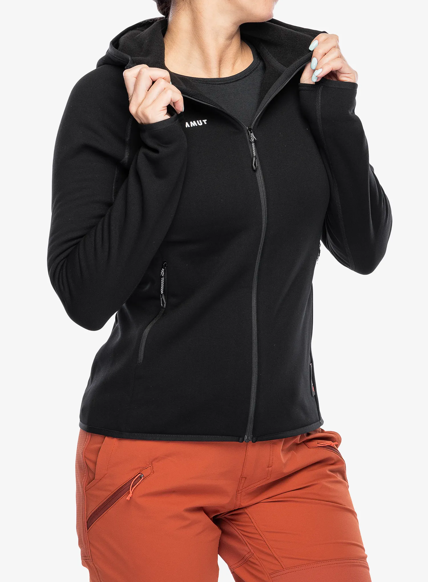 Ženska jopica Mammut Aconcagua ML Hooded Jacket - black
