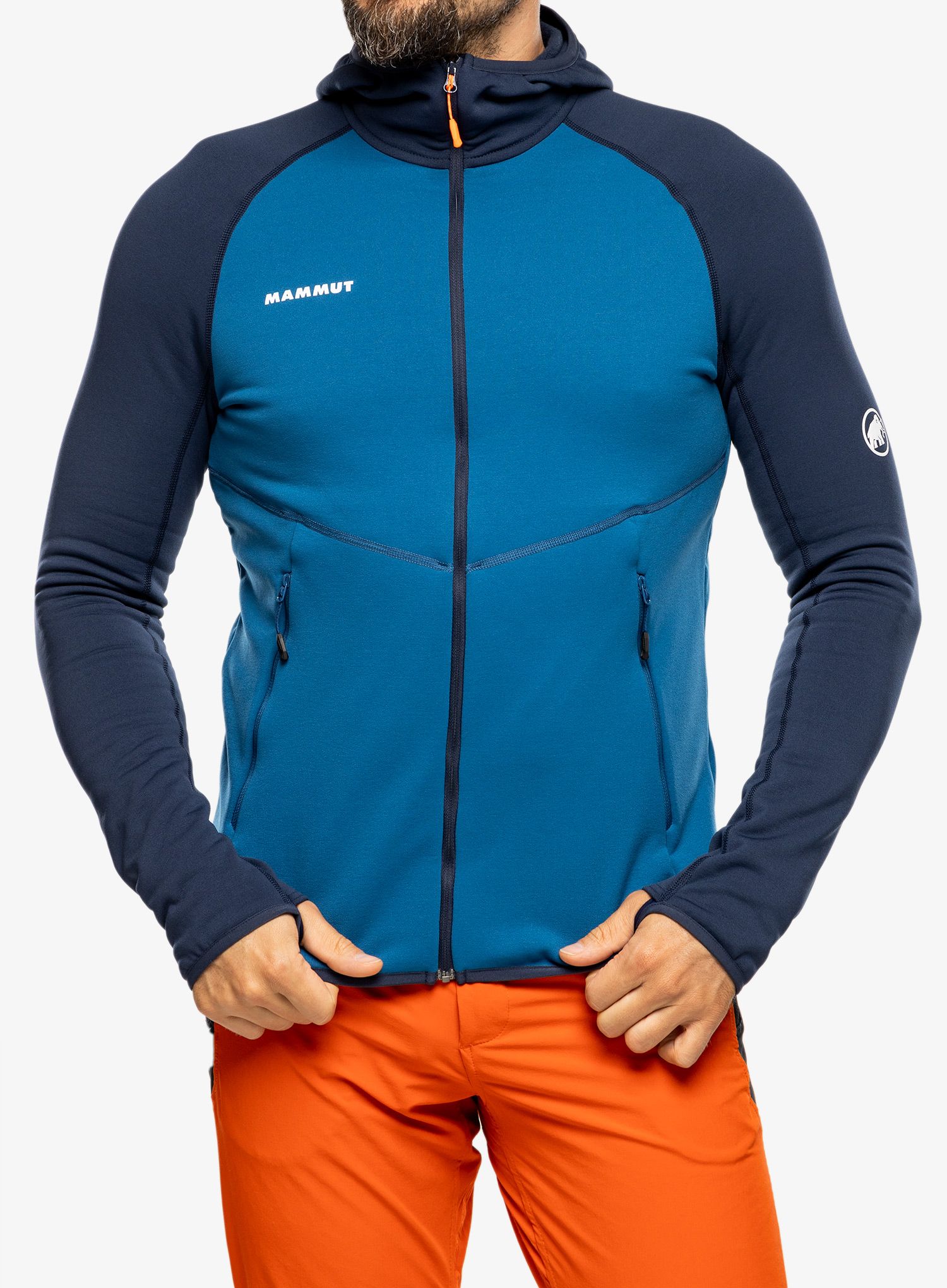 Jopica Mammut Aconcagua ML Hooded Jacket - deep ice/marine