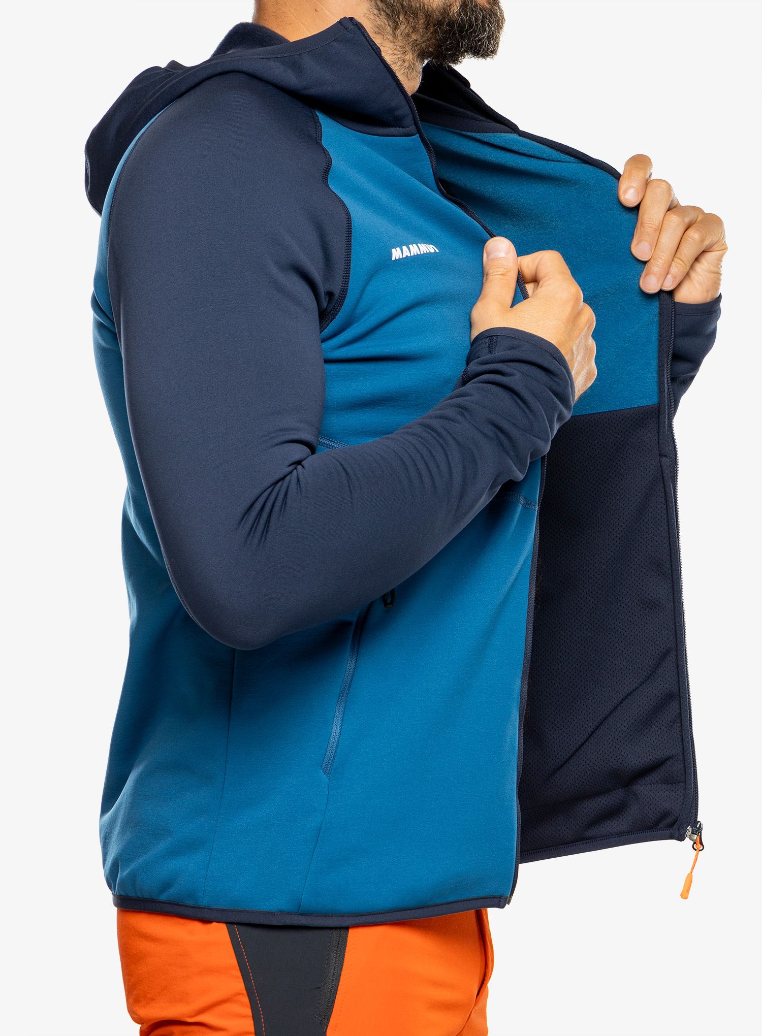 Jopica Mammut Aconcagua ML Hooded Jacket - deep ice/marine