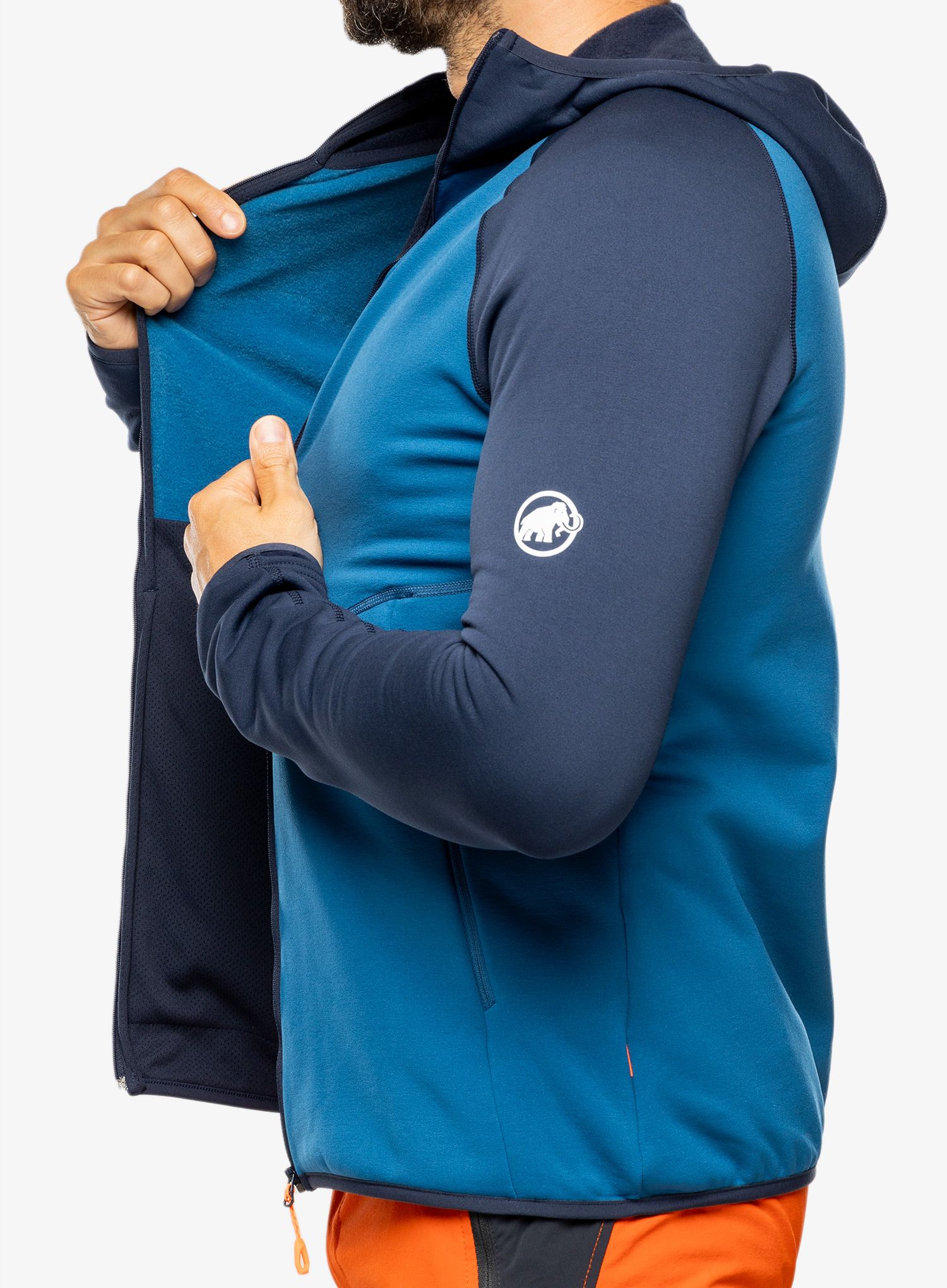 Jopica Mammut Aconcagua ML Hooded Jacket - deep ice/marine