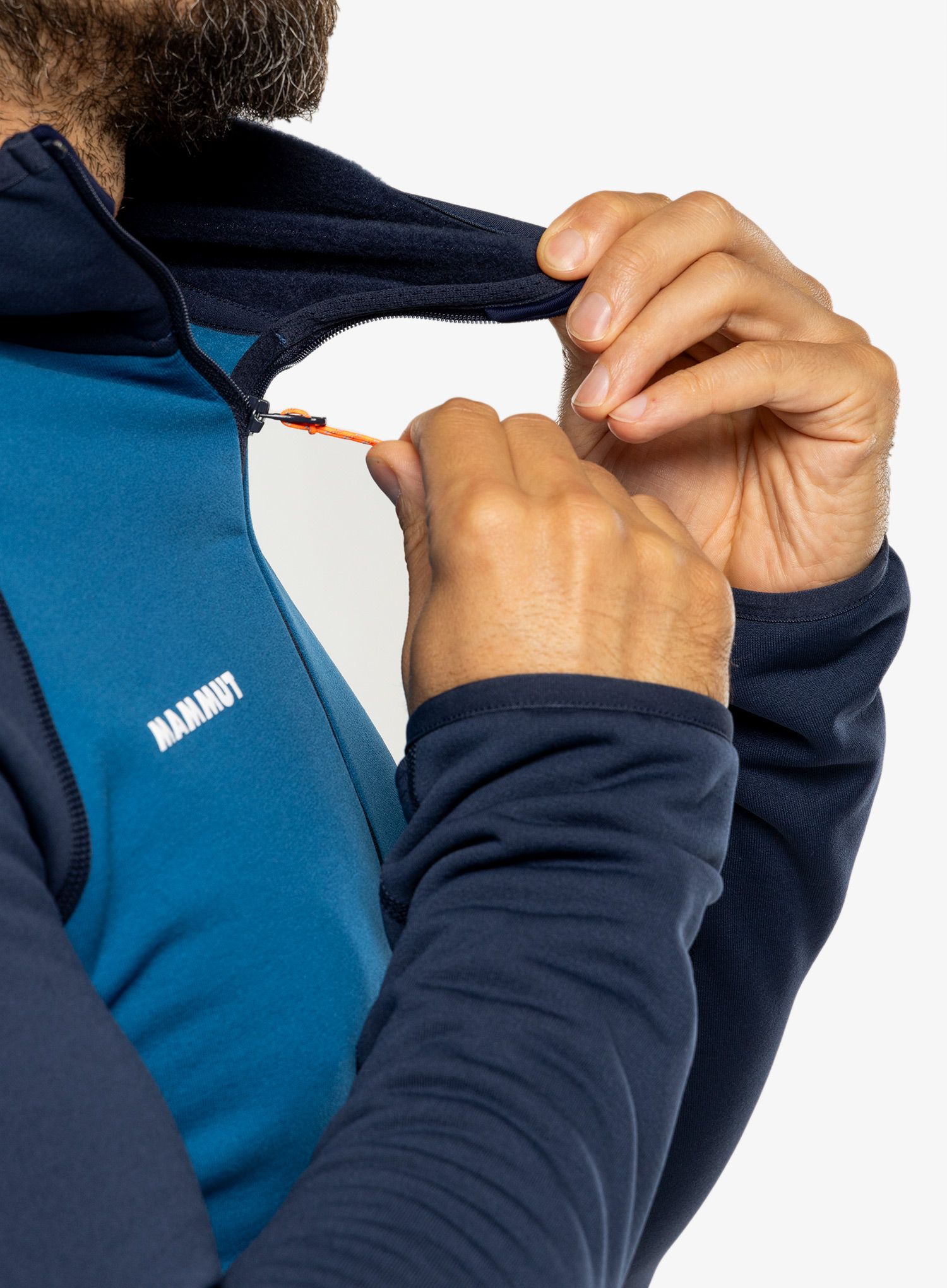 Jopica Mammut Aconcagua ML Hooded Jacket - deep ice/marine