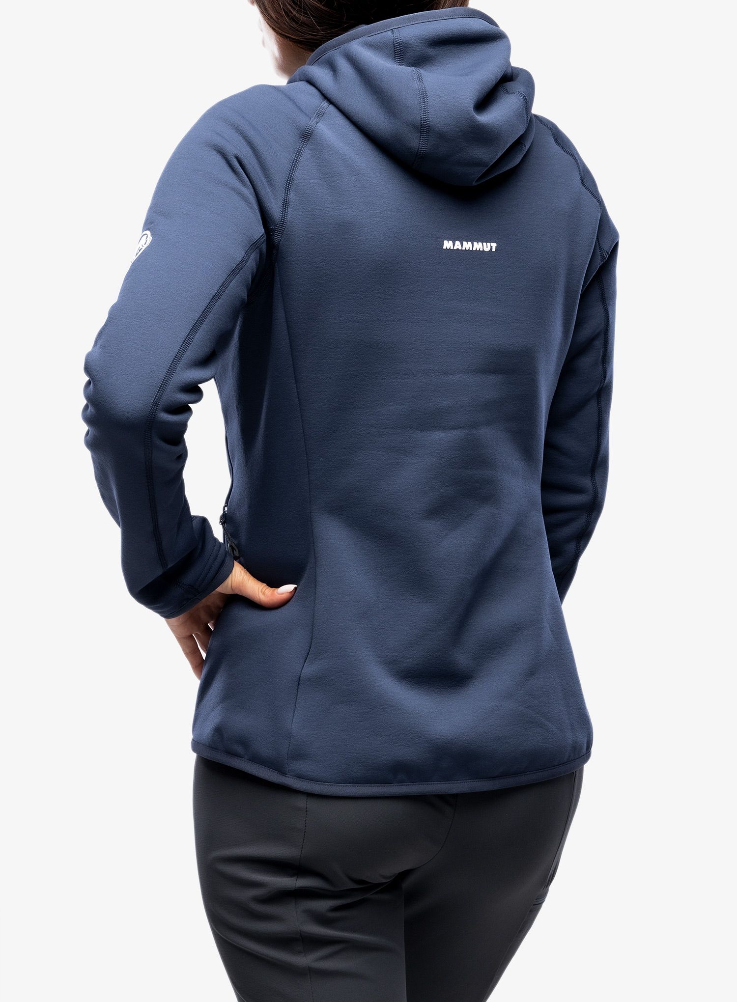 Ženska jopica Mammut Aconcagua ML Hooded Jacket - marine